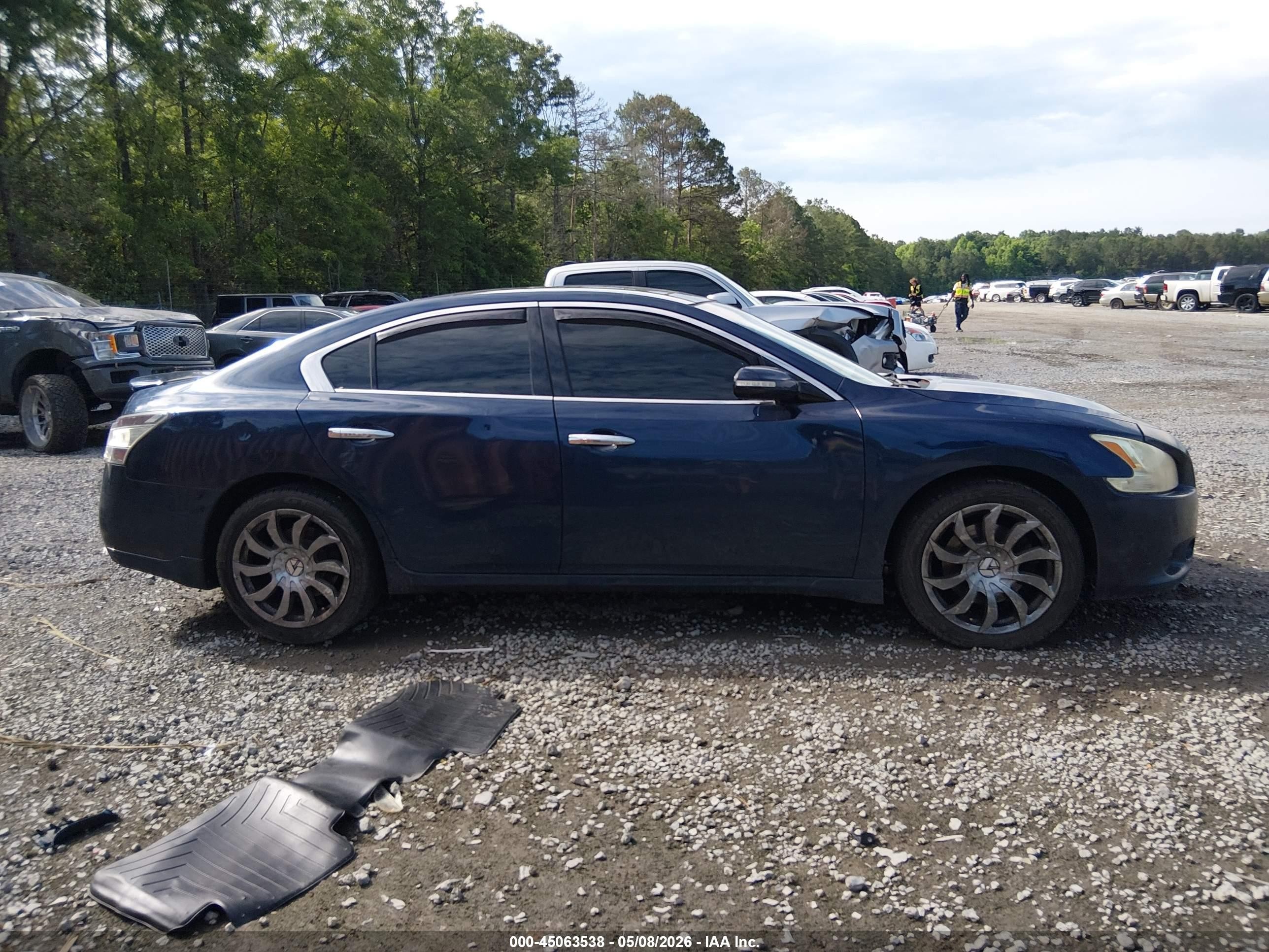 2014 Nissan Maxima 3.5 S/3.5 Sv Dark Blue vin: 1N4AA5AP7EC485128