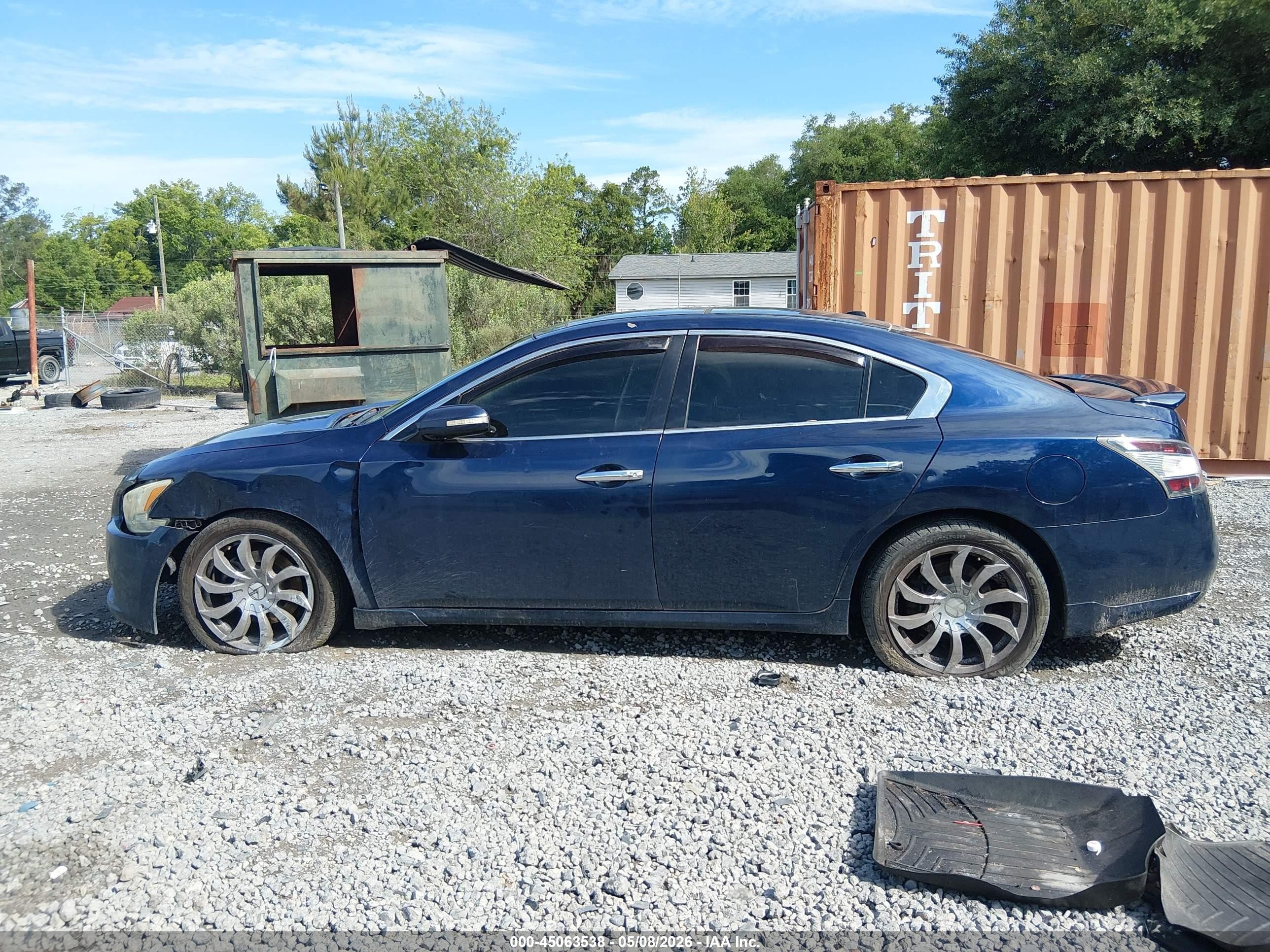 2014 Nissan Maxima 3.5 S/3.5 Sv Dark Blue vin: 1N4AA5AP7EC485128