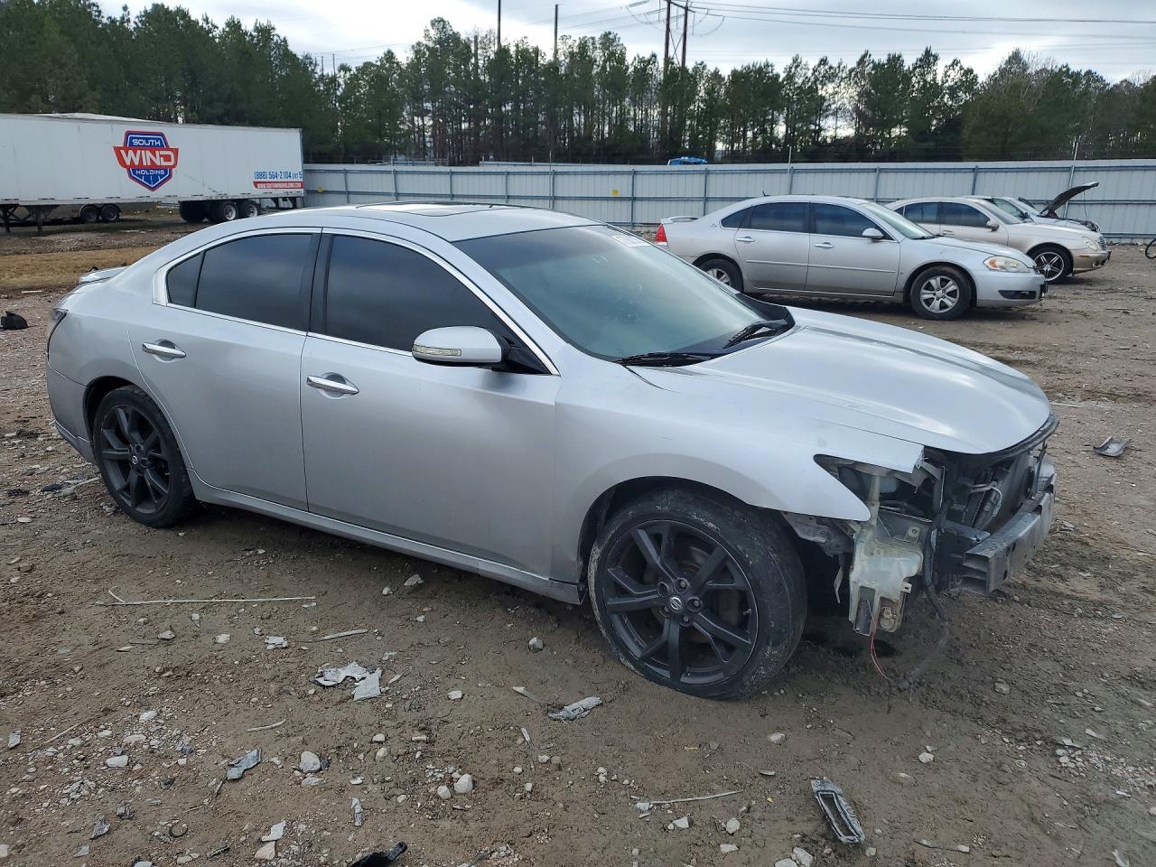 2014 Nissan Maxima 3.5 Sv Silver vin: 1N4AA5AP7EC490944