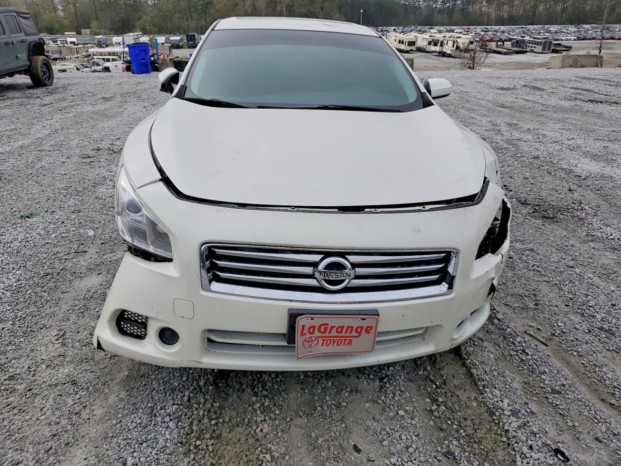 2014 Nissan Maxima 3.5 S White vin: 1N4AA5AP7EC494914