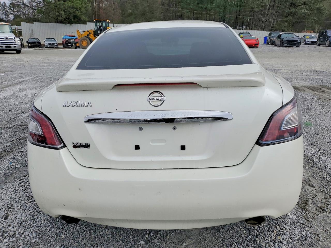 2014 Nissan Maxima 3.5 S White vin: 1N4AA5AP7EC494914