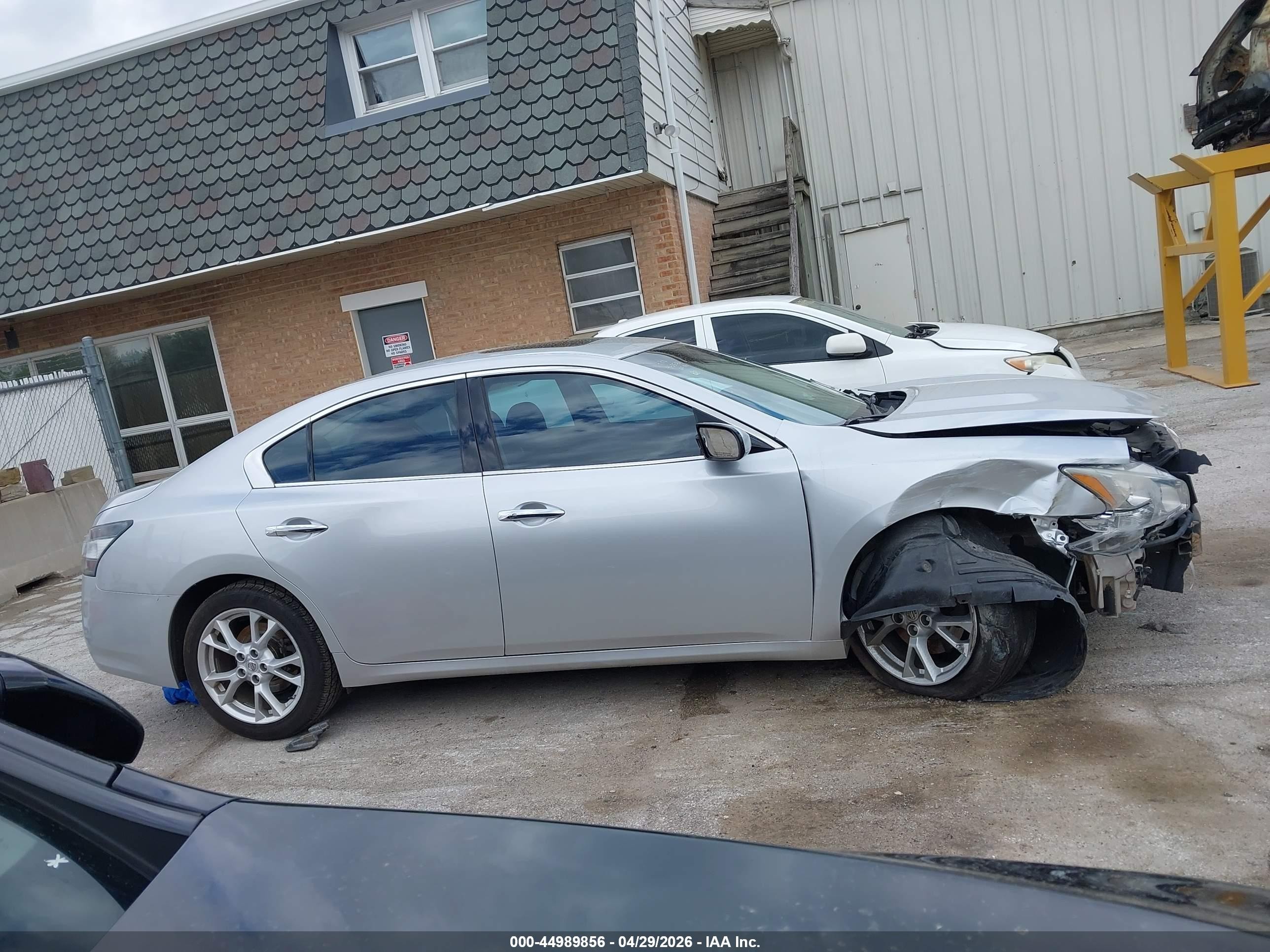 2014 Nissan Maxima 3.5 S Silver vin: 1N4AA5AP7EC495500