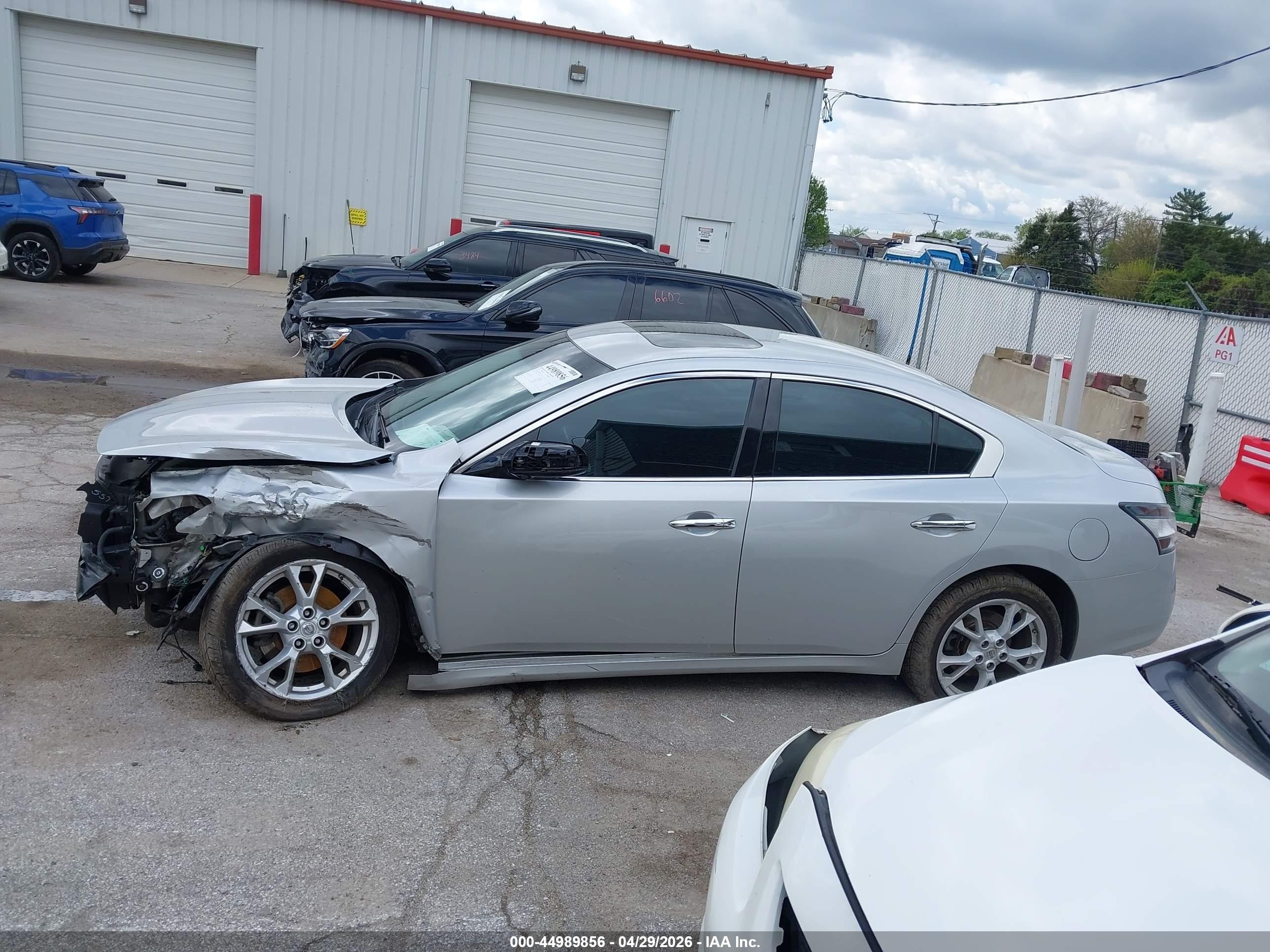 2014 Nissan Maxima 3.5 S Silver vin: 1N4AA5AP7EC495500