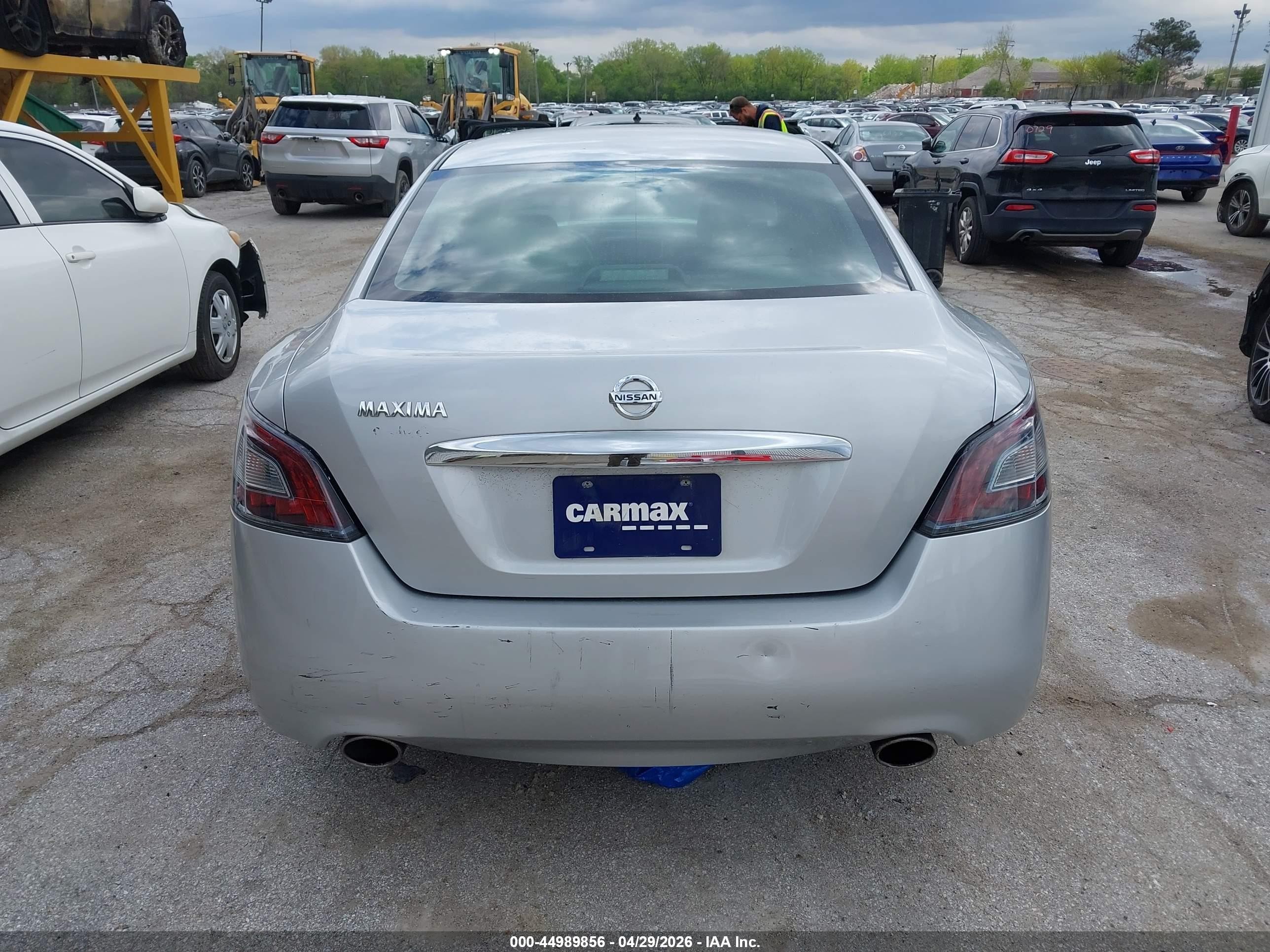 2014 Nissan Maxima 3.5 S Silver vin: 1N4AA5AP7EC495500
