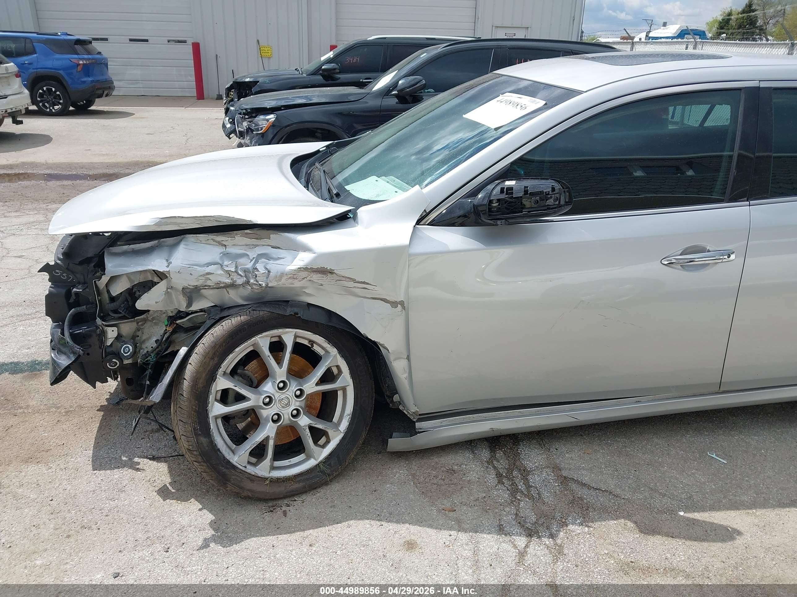2014 Nissan Maxima 3.5 S Silver vin: 1N4AA5AP7EC495500