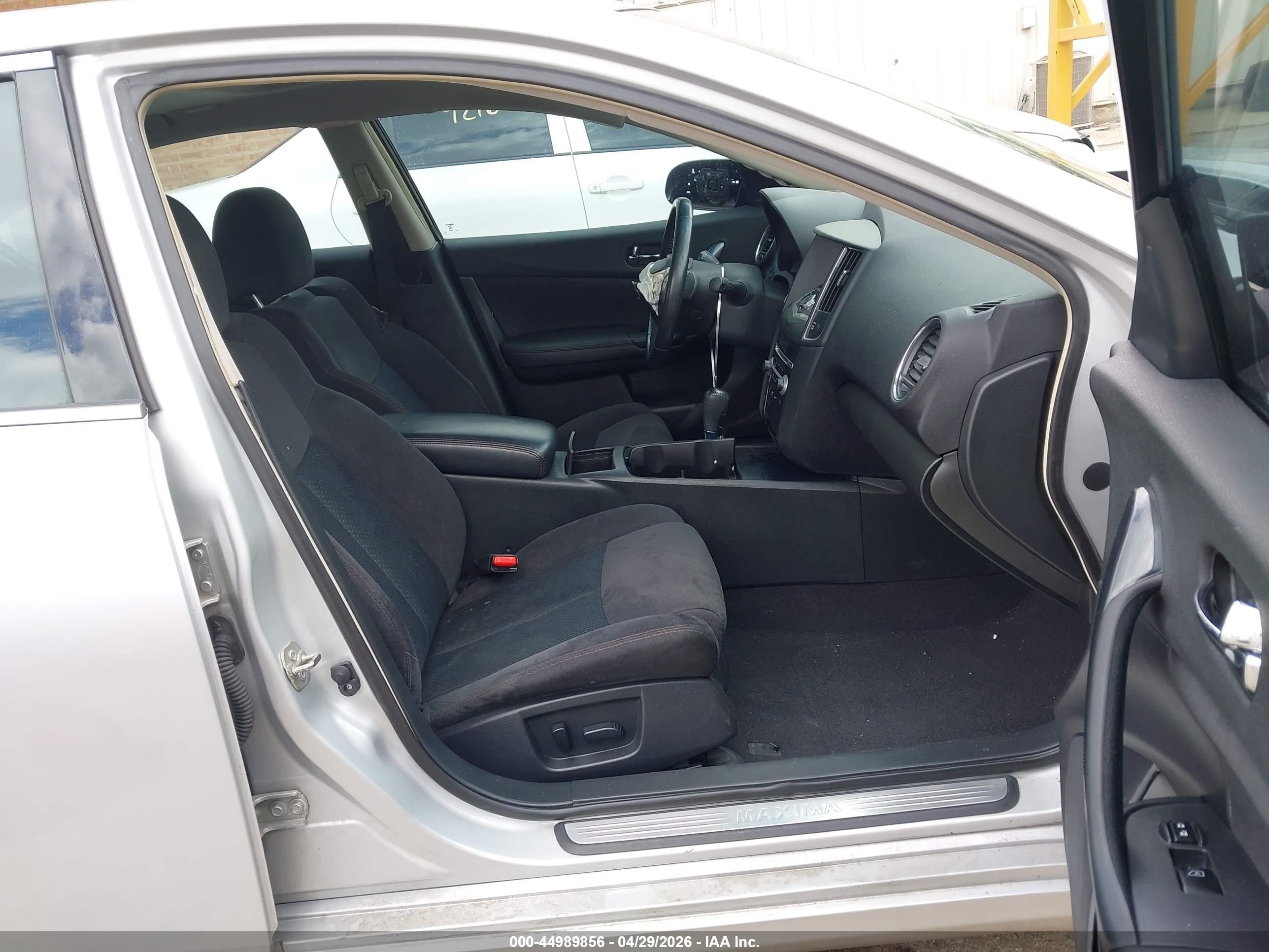2014 Nissan Maxima 3.5 S Silver vin: 1N4AA5AP7EC495500