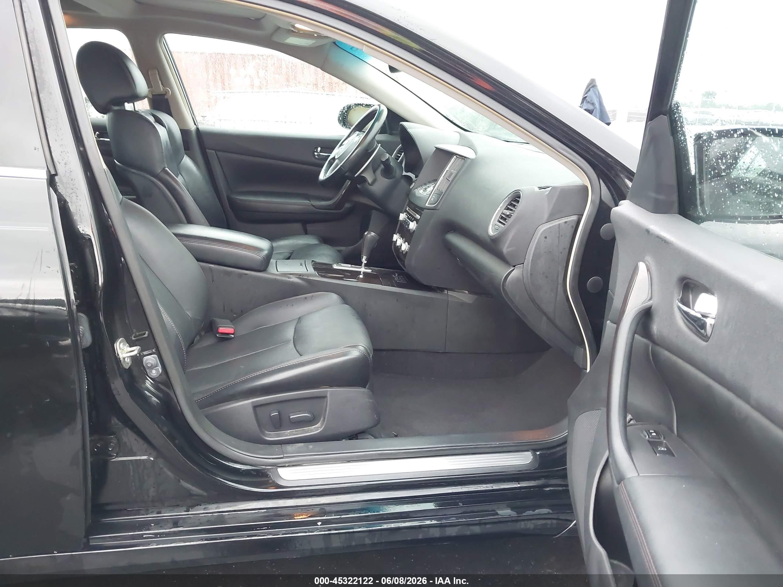 2014 Nissan Maxima 3.5 Sv Black vin: 1N4AA5AP7EC497876