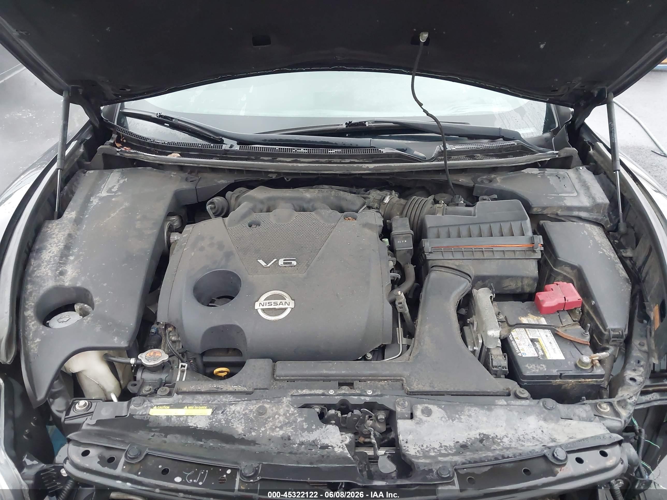 2014 Nissan Maxima 3.5 Sv Black vin: 1N4AA5AP7EC497876