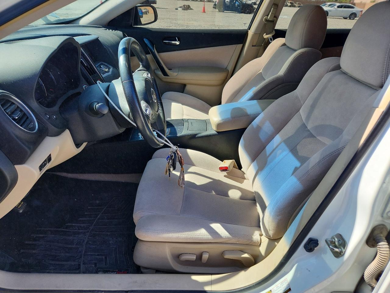 2014 Nissan Maxima 3.5 S White vin: 1N4AA5AP7EC499224