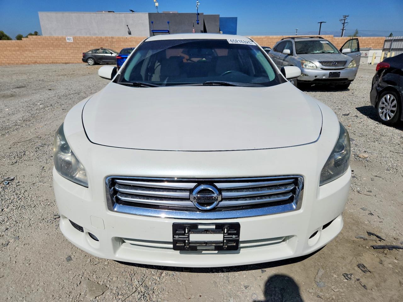 2014 Nissan Maxima 3.5 S White vin: 1N4AA5AP7EC499224