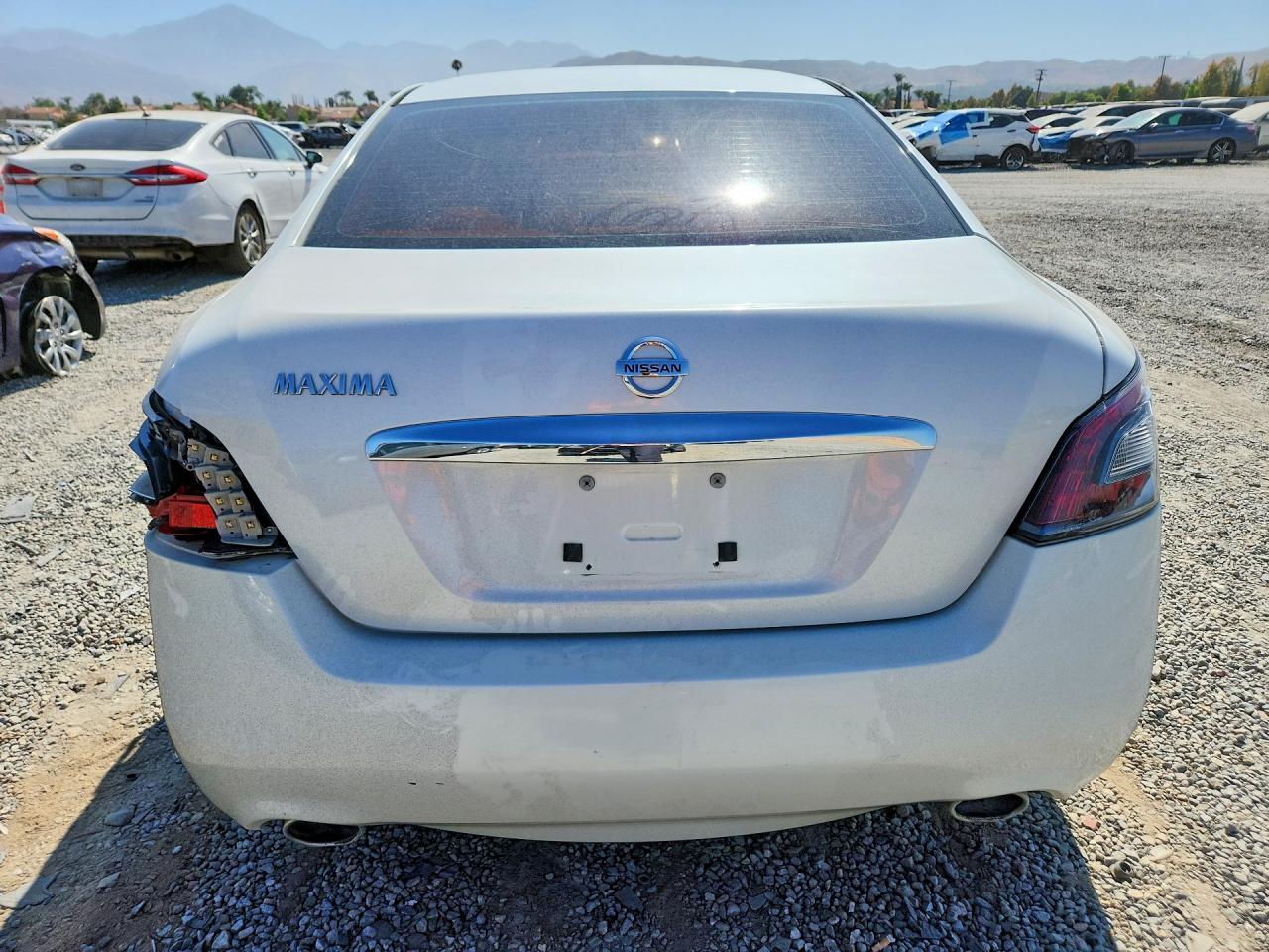 2014 Nissan Maxima 3.5 S White vin: 1N4AA5AP7EC499224