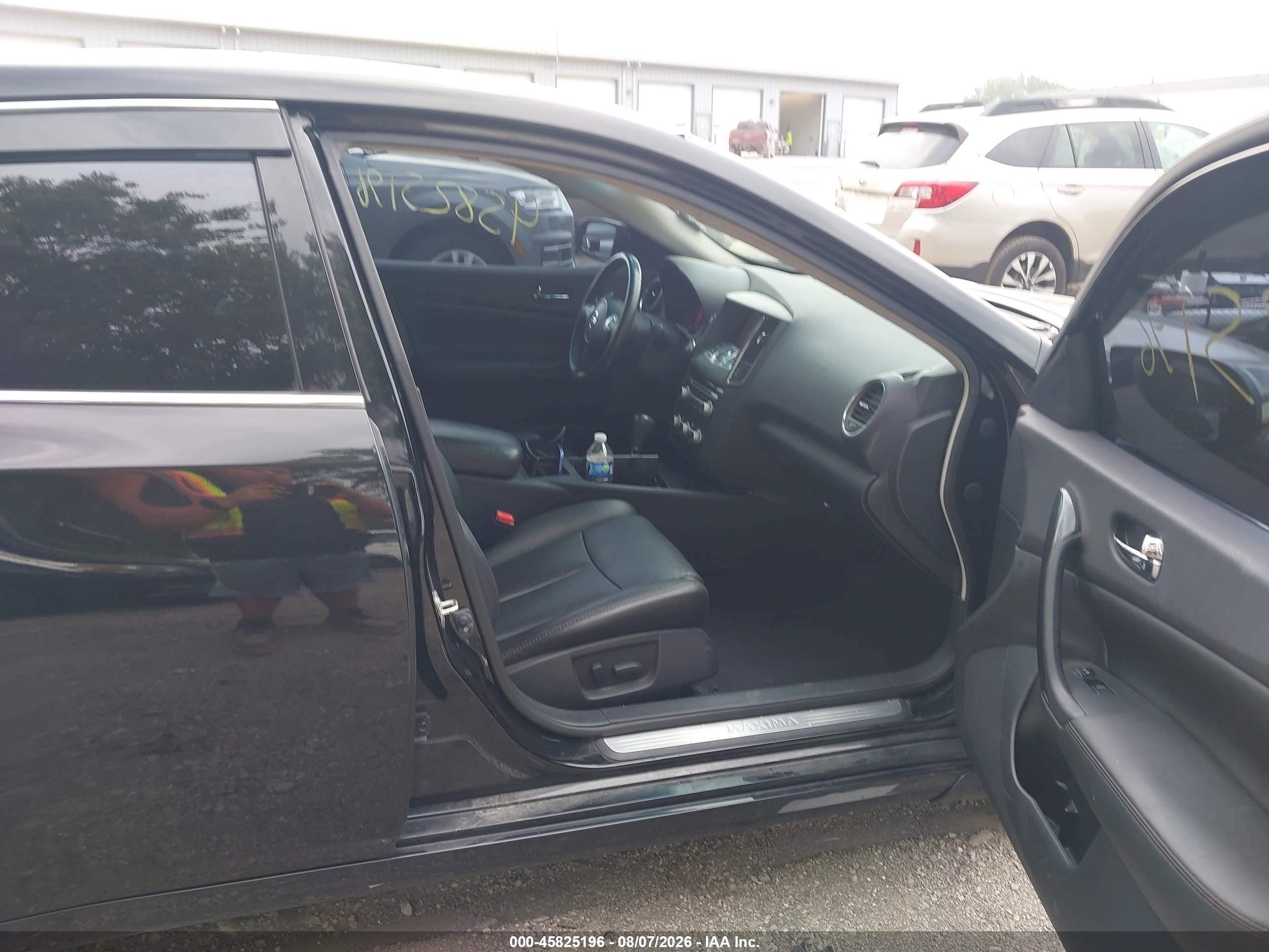2014 Nissan Maxima 3.5 Sv Black vin: 1N4AA5AP7EC499353