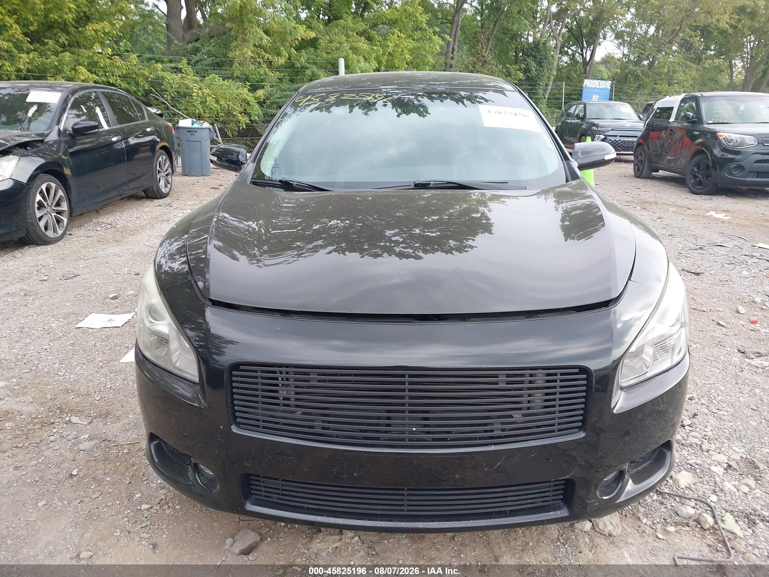 2014 Nissan Maxima 3.5 Sv Black vin: 1N4AA5AP7EC499353