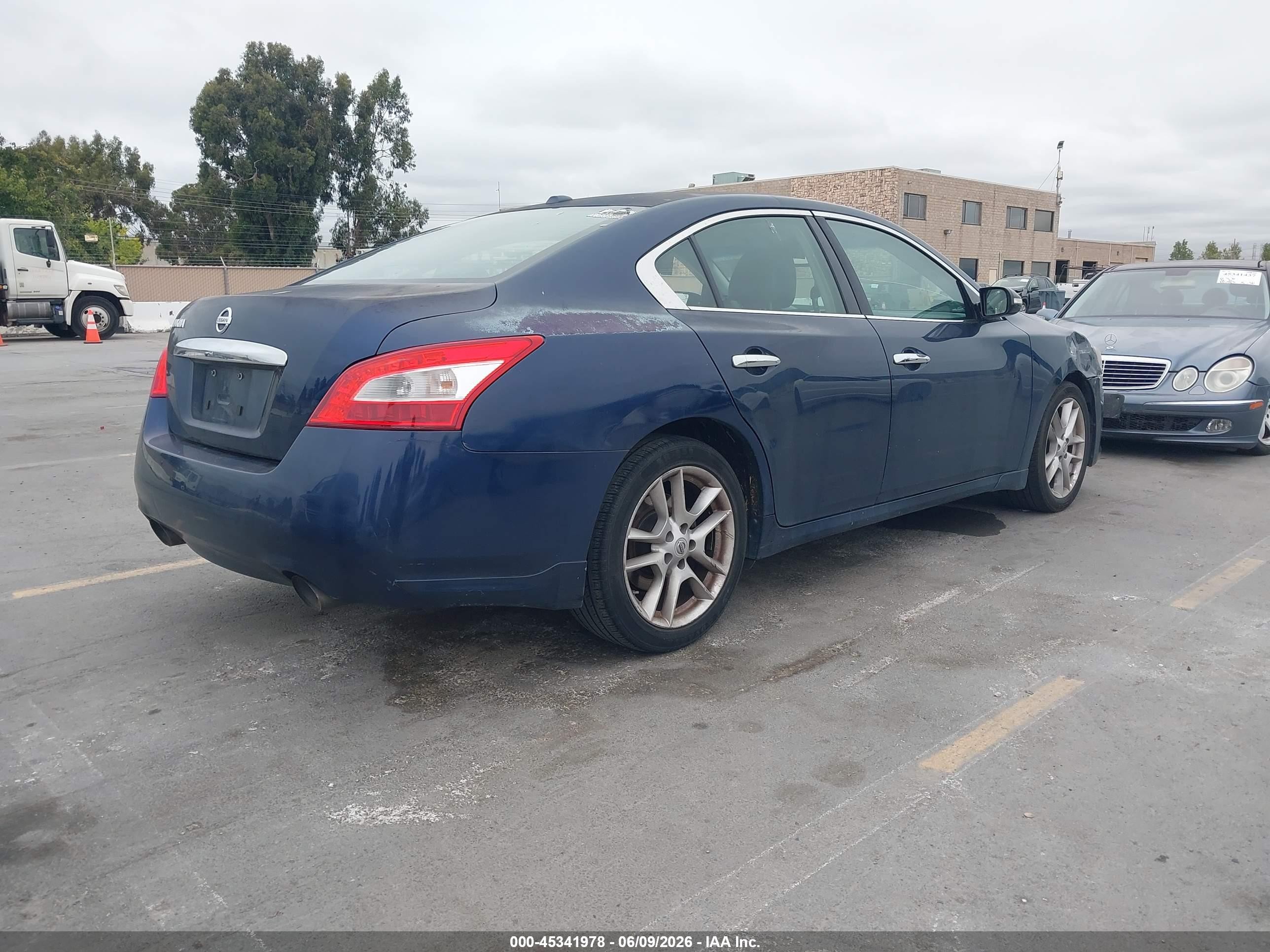 2010 Nissan Maxima 3.5 Sv Blue vin: 1N4AA5AP8AC822321
