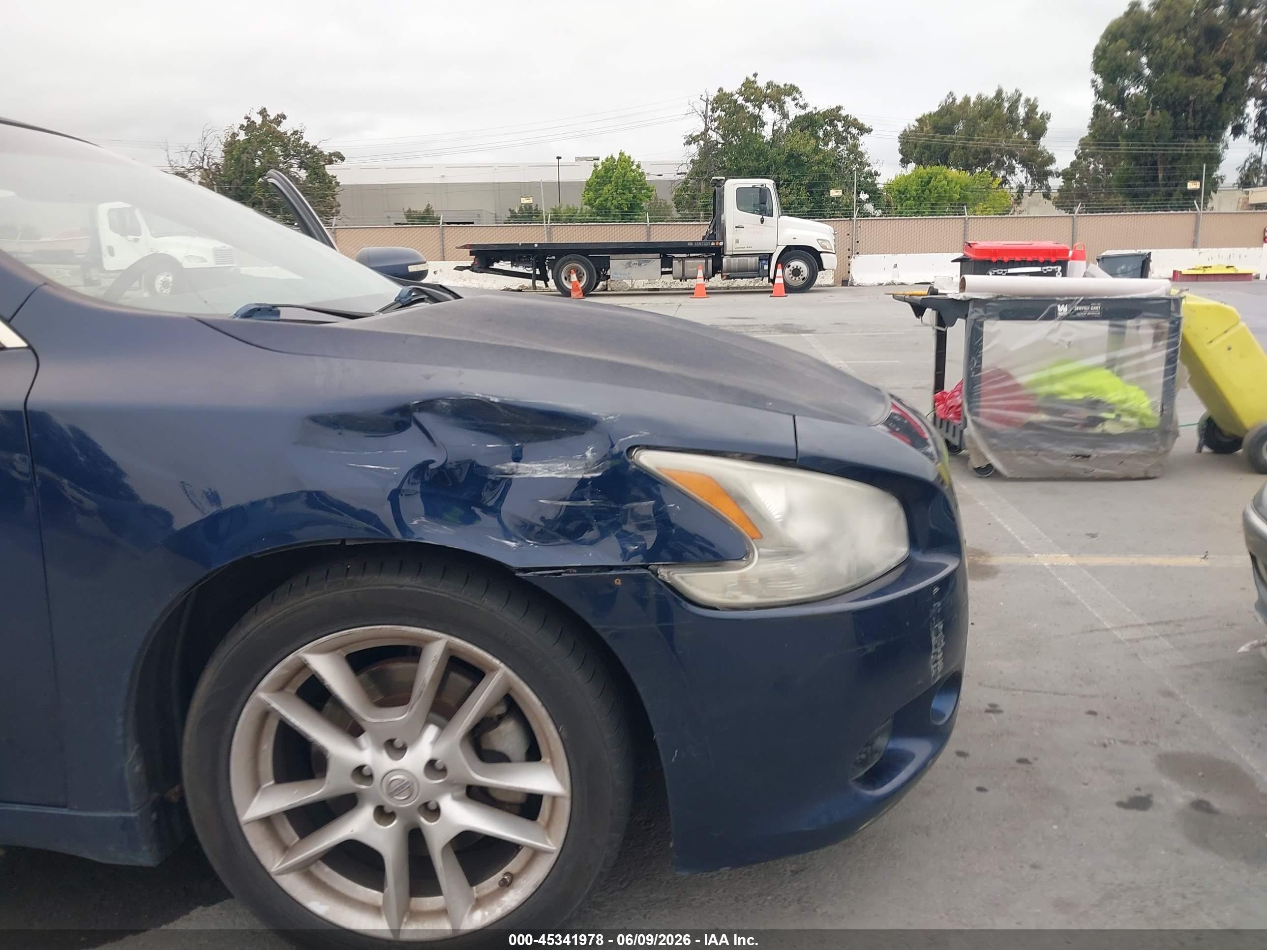 2010 Nissan Maxima 3.5 Sv Blue vin: 1N4AA5AP8AC822321