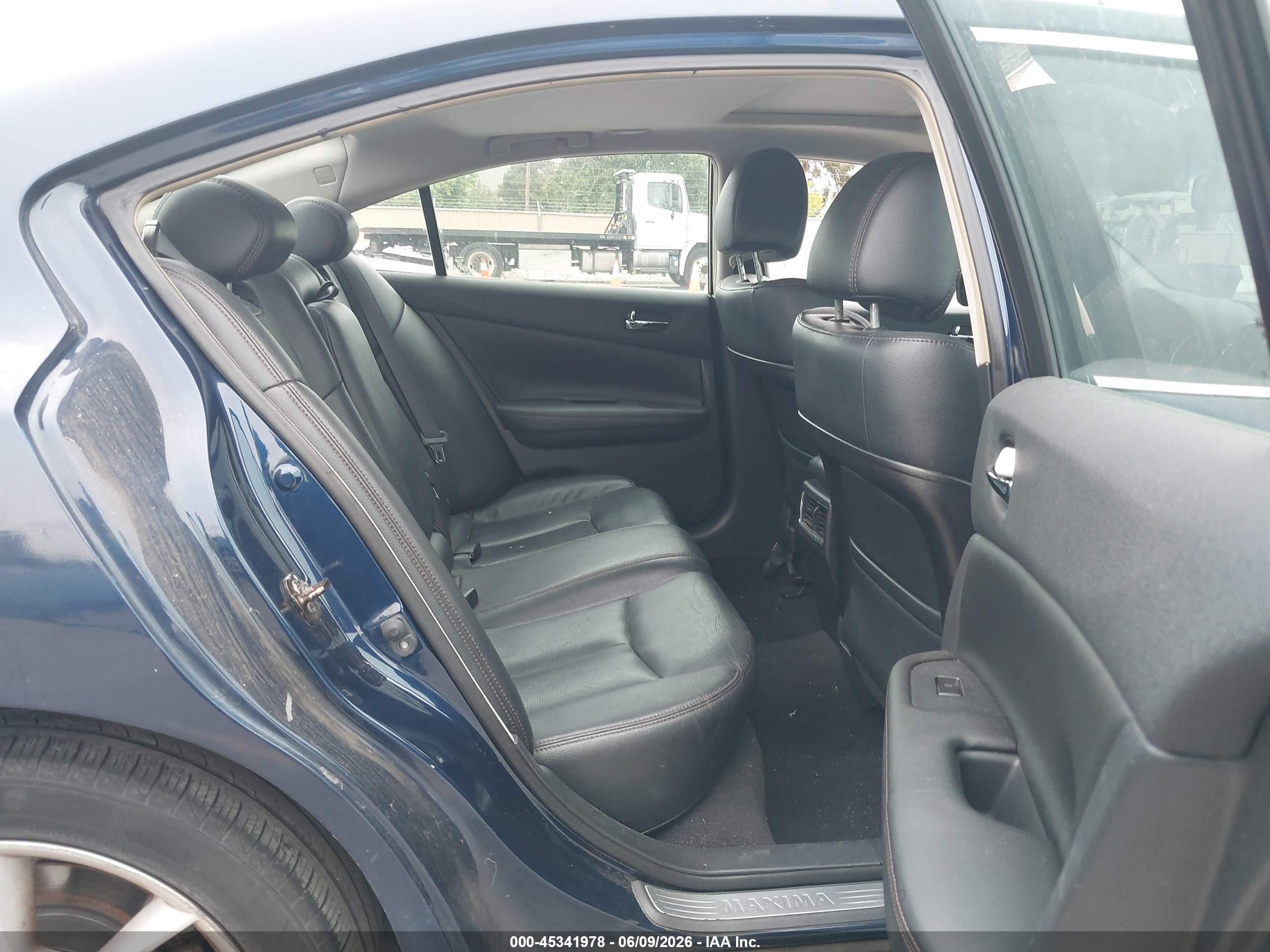 2010 Nissan Maxima 3.5 Sv Blue vin: 1N4AA5AP8AC822321