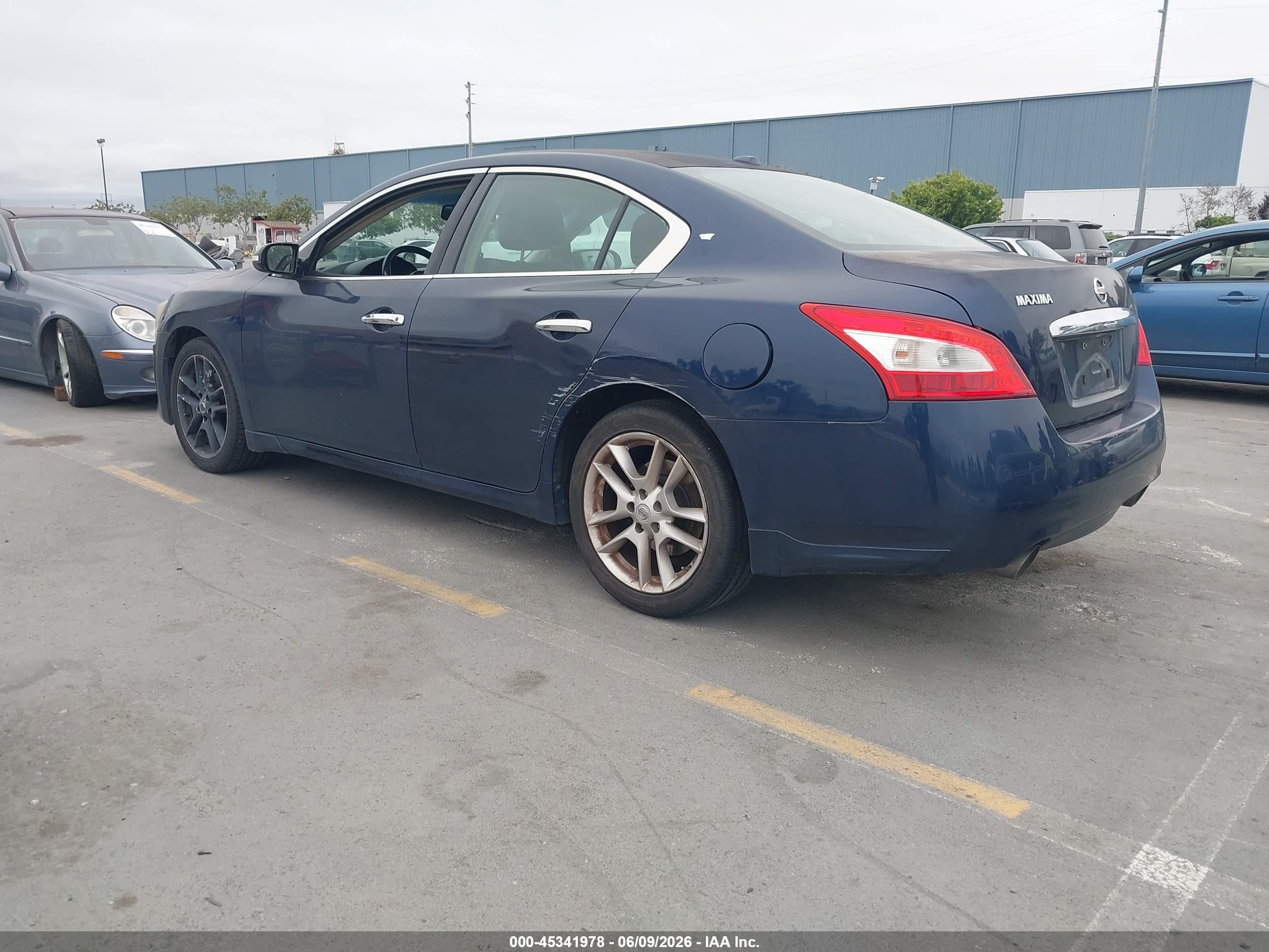 2010 Nissan Maxima 3.5 Sv Blue vin: 1N4AA5AP8AC822321