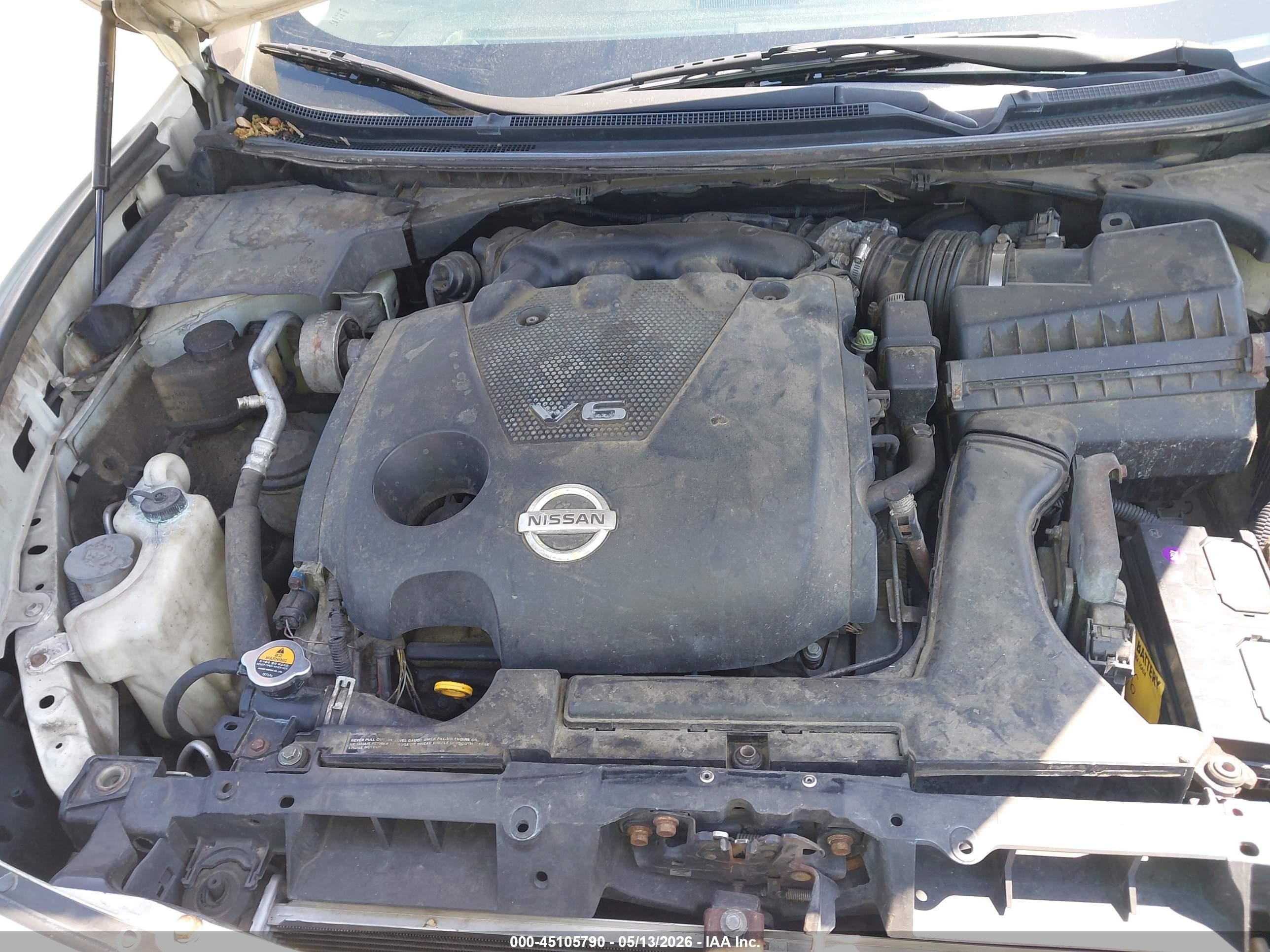 2010 Nissan Maxima 3.5 Sv Белый vin: 1N4AA5AP8AC826384