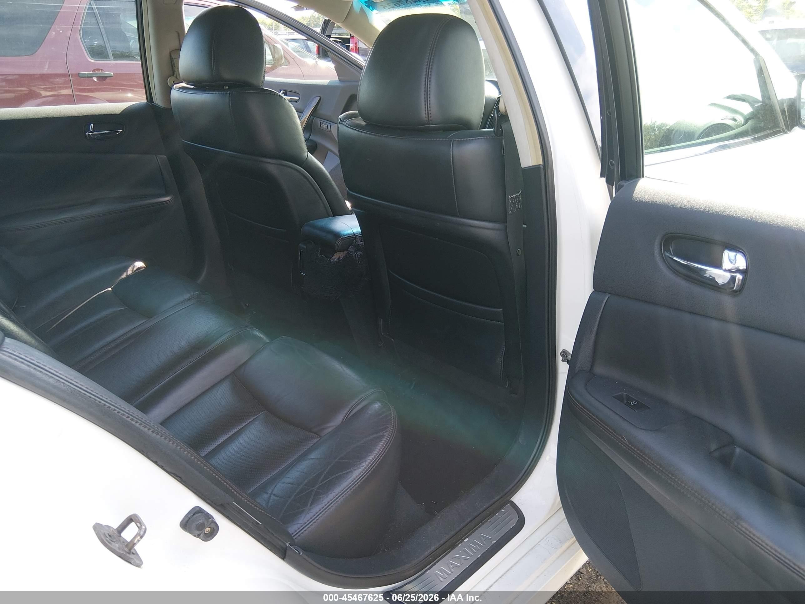 2010 Nissan Maxima 3.5 Sv Белый vin: 1N4AA5AP8AC827955