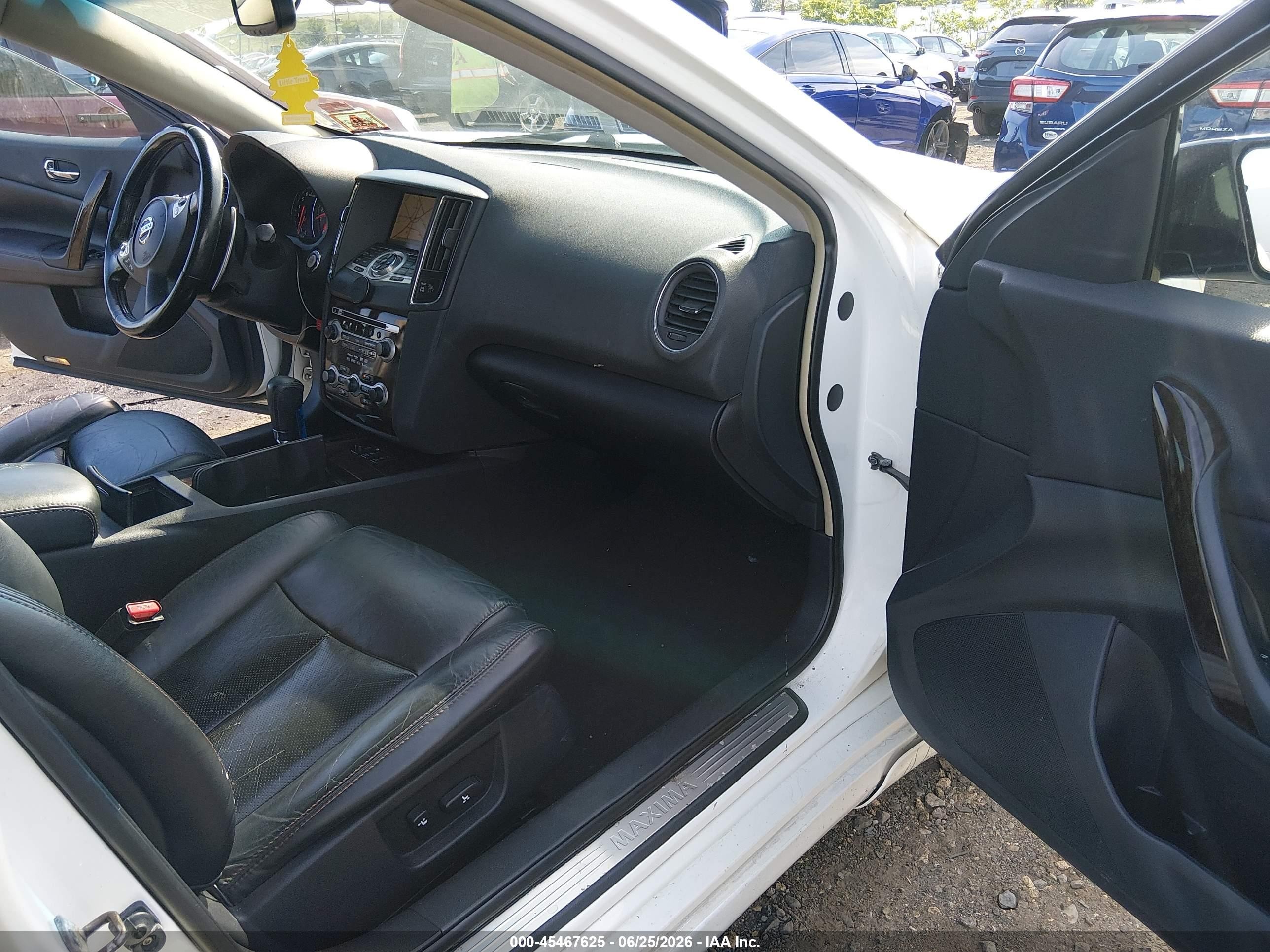 2010 Nissan Maxima 3.5 Sv Белый vin: 1N4AA5AP8AC827955