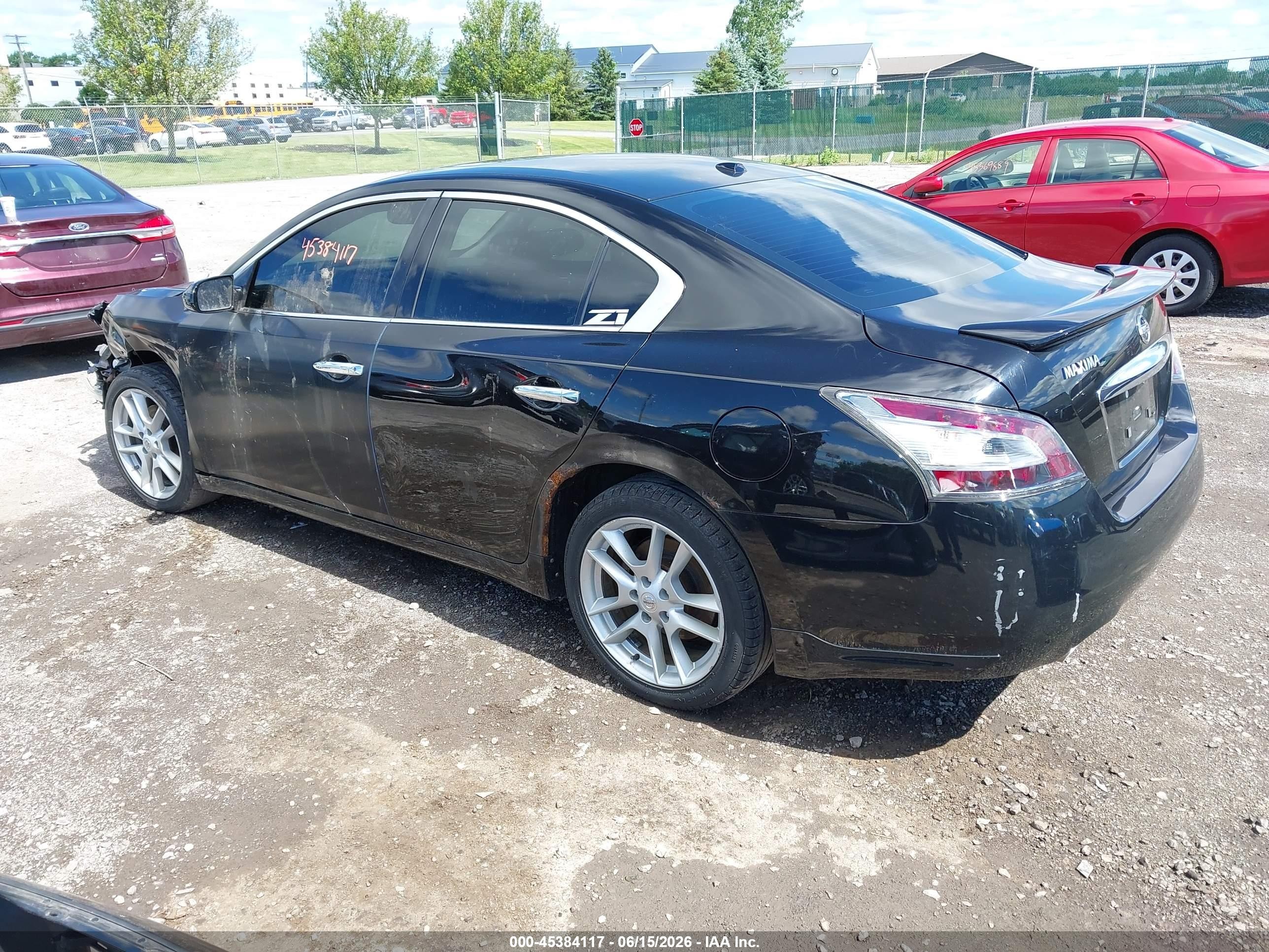 2010 Nissan Maxima 3.5 Sv Black vin: 1N4AA5AP8AC835506