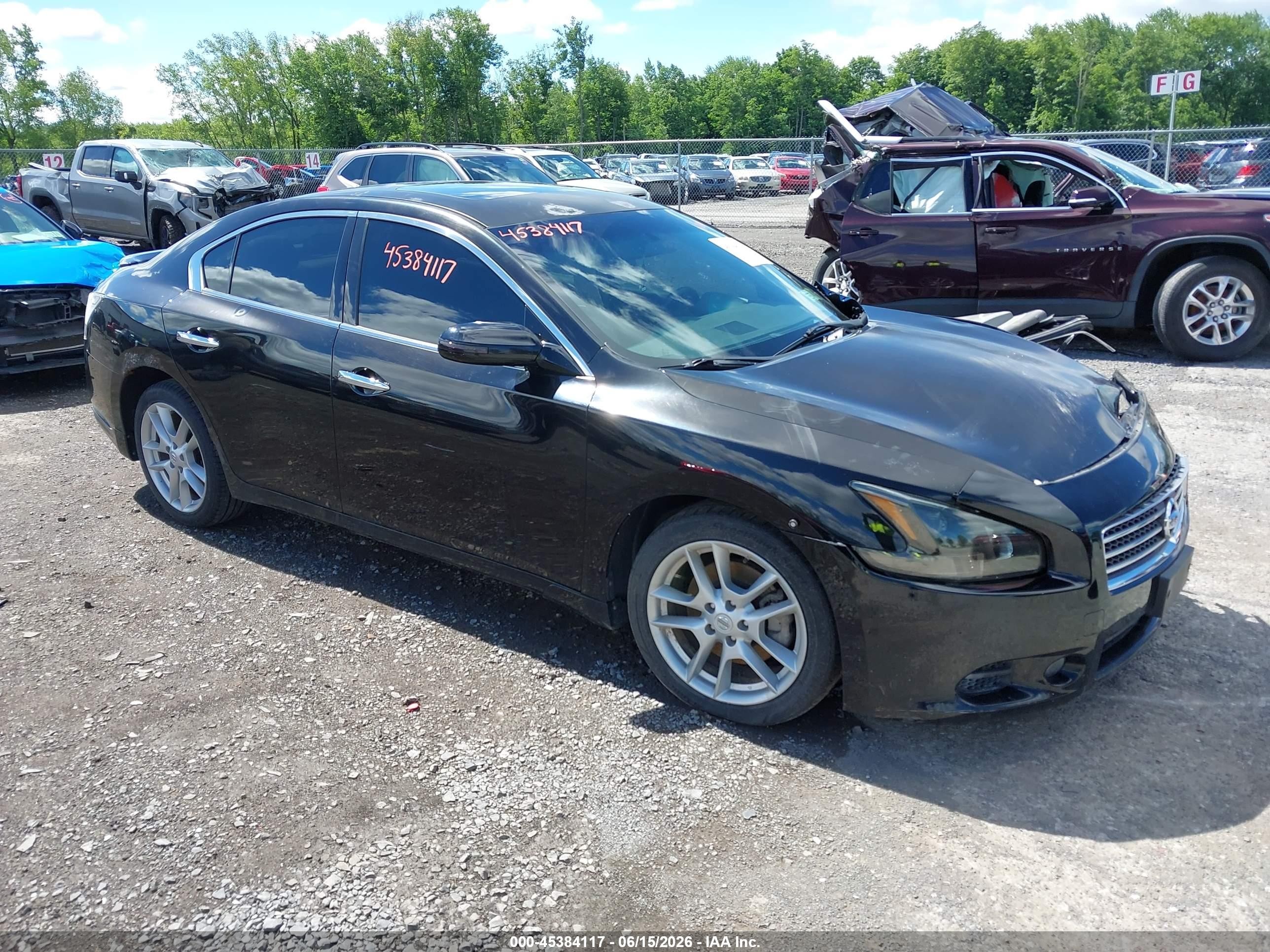 2010 Nissan Maxima 3.5 Sv Black vin: 1N4AA5AP8AC835506