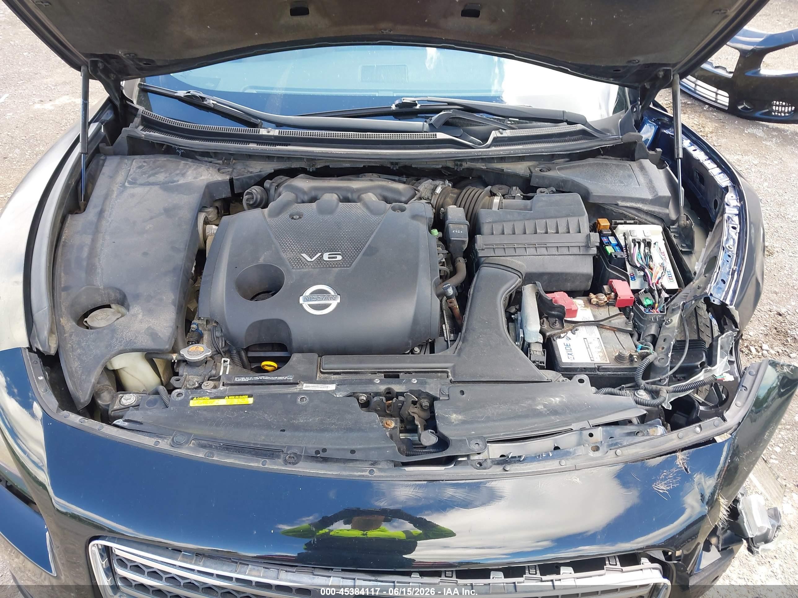 2010 Nissan Maxima 3.5 Sv Black vin: 1N4AA5AP8AC835506