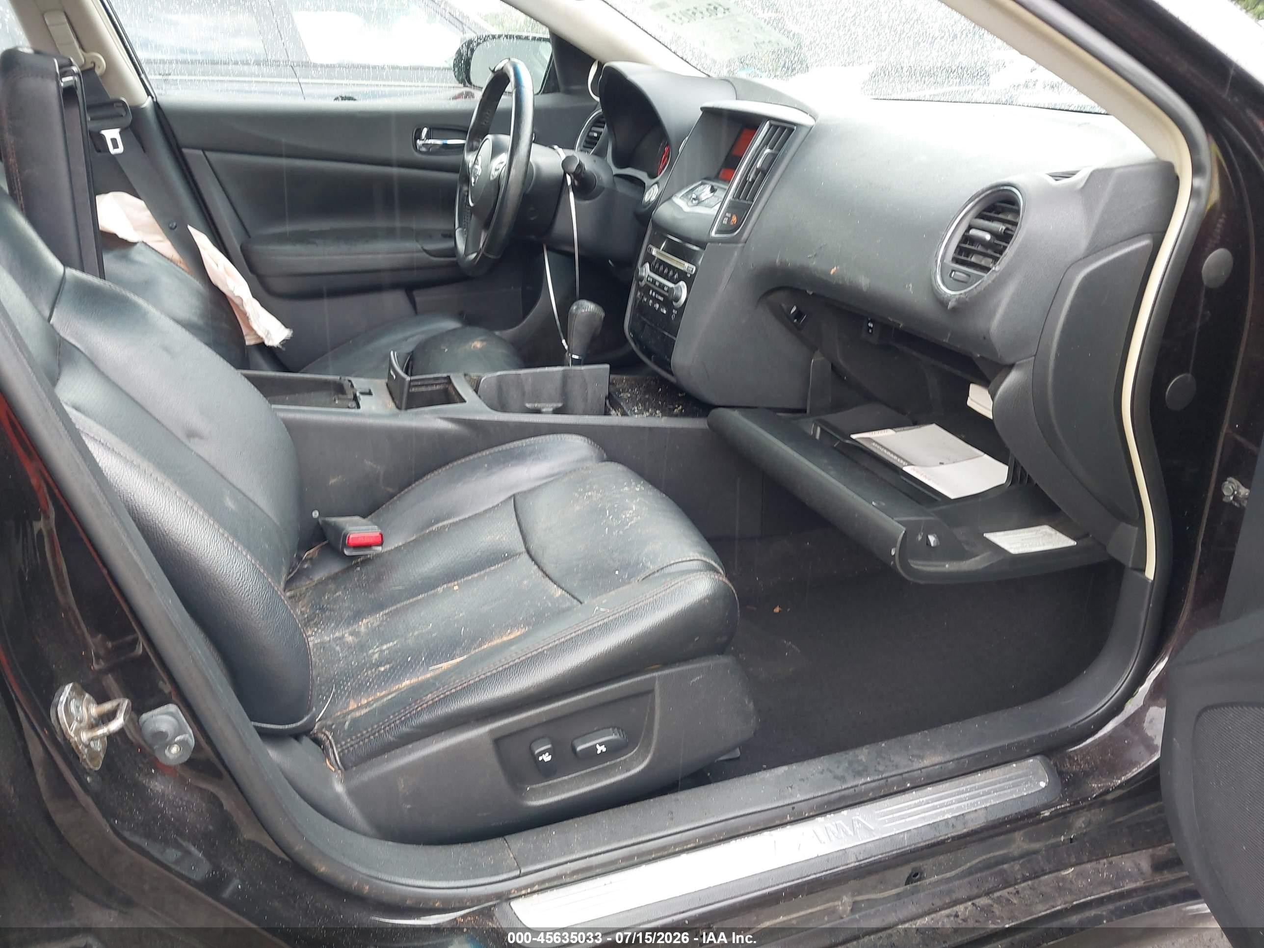 2010 Nissan Maxima 3.5 Sv Black vin: 1N4AA5AP8AC840818