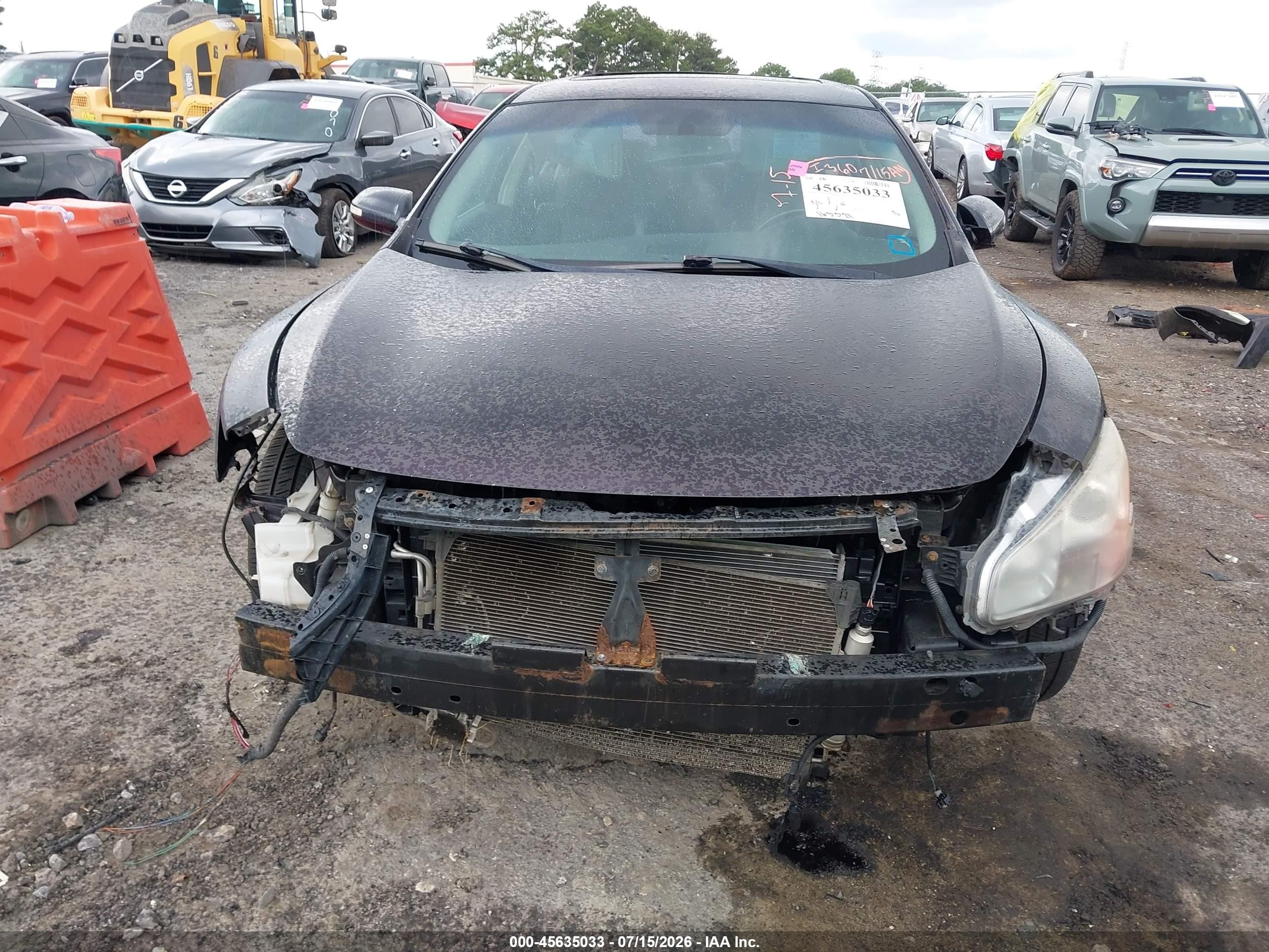 2010 Nissan Maxima 3.5 Sv Black vin: 1N4AA5AP8AC840818