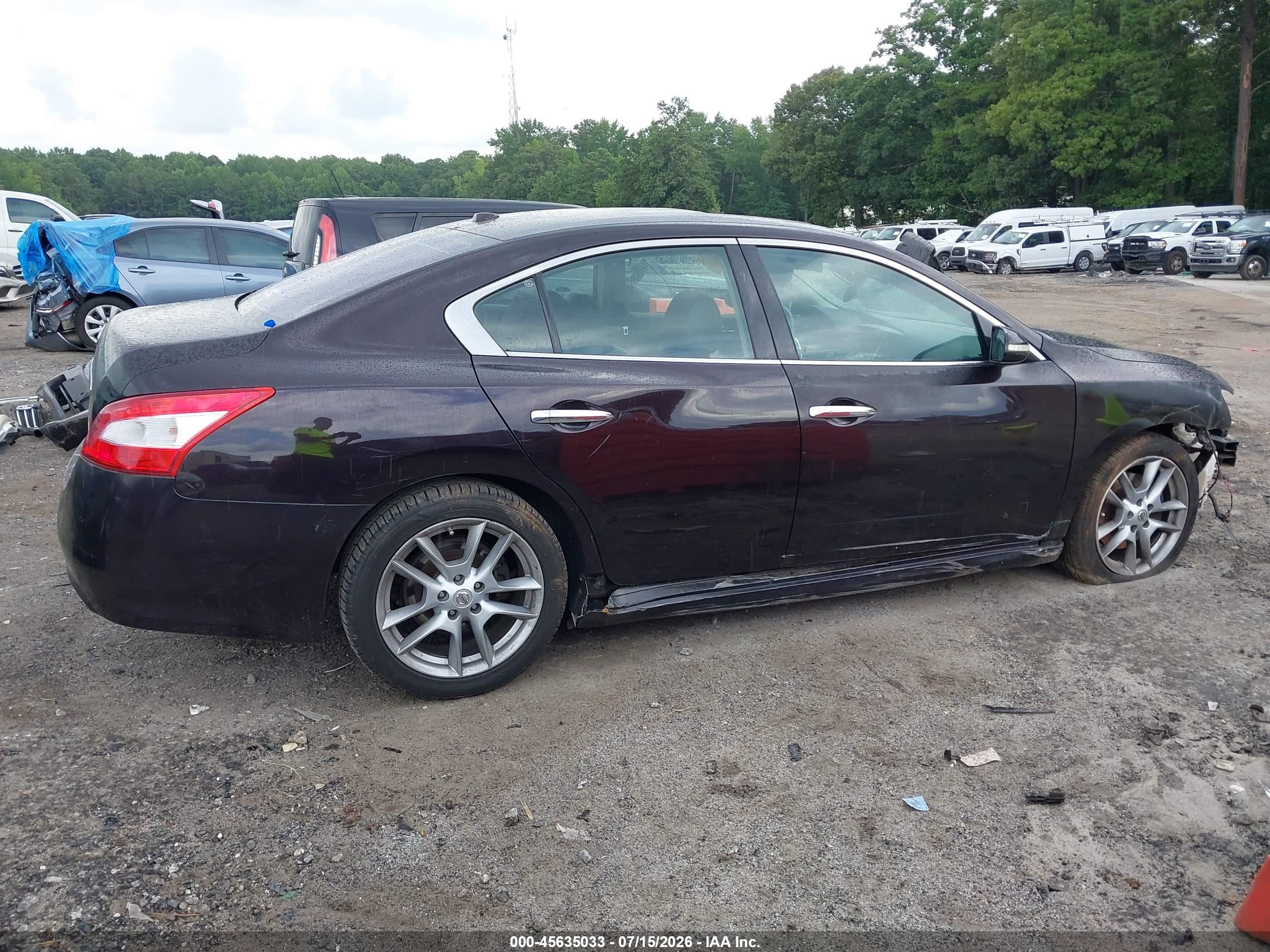 2010 Nissan Maxima 3.5 Sv Black vin: 1N4AA5AP8AC840818