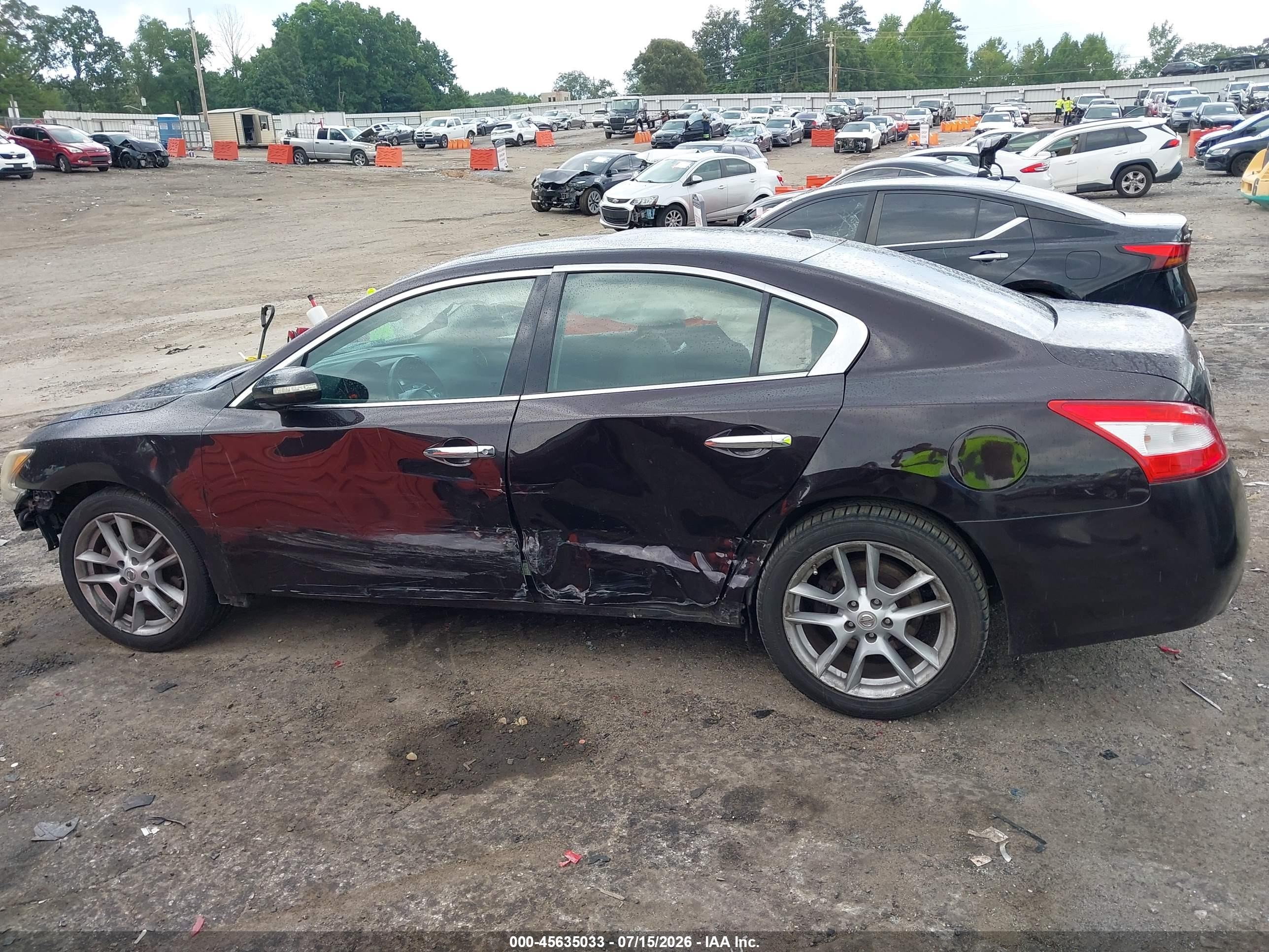 2010 Nissan Maxima 3.5 Sv Black vin: 1N4AA5AP8AC840818