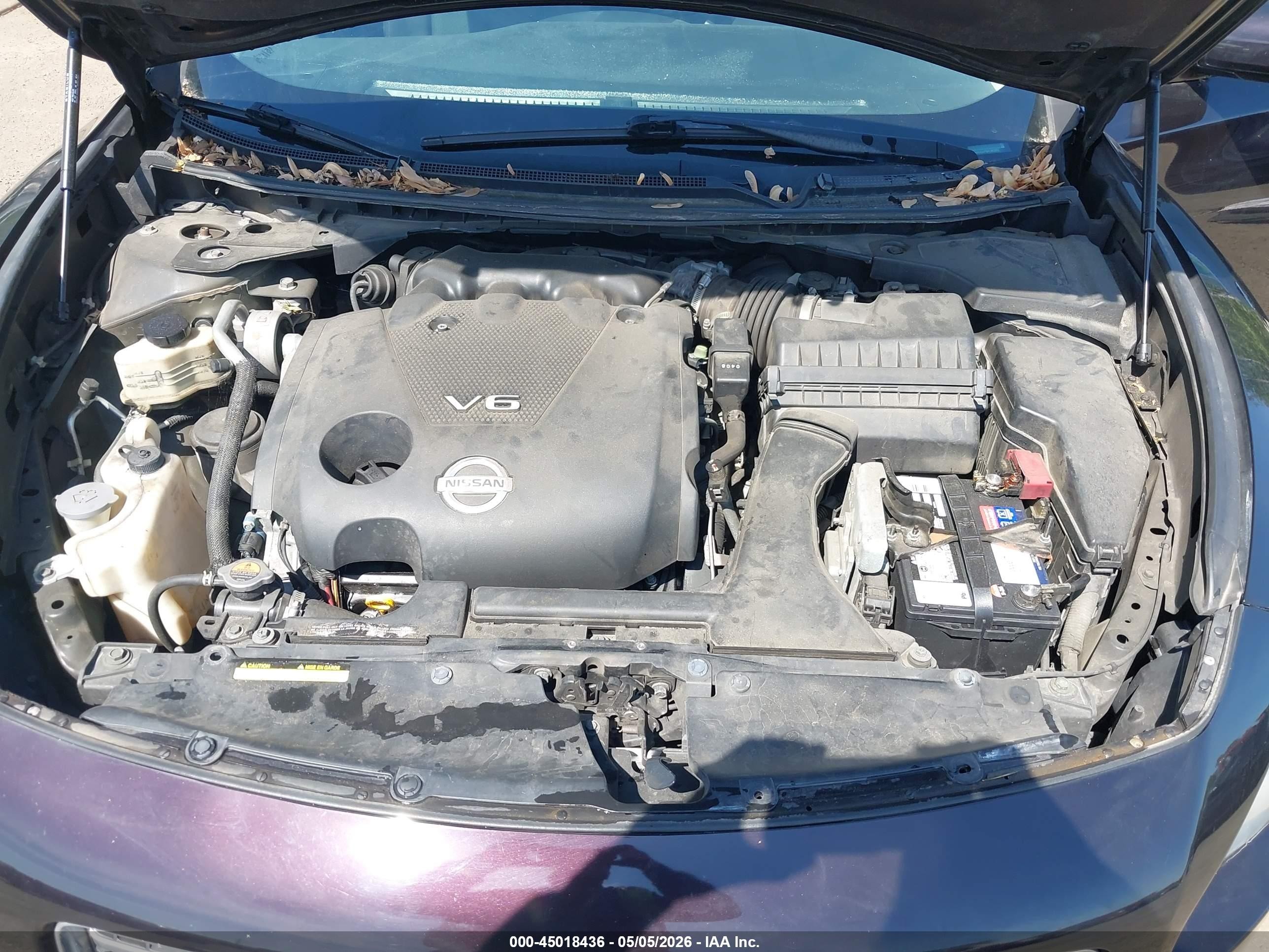 2010 Nissan Maxima 3.5 S Бордовый vin: 1N4AA5AP8AC862852