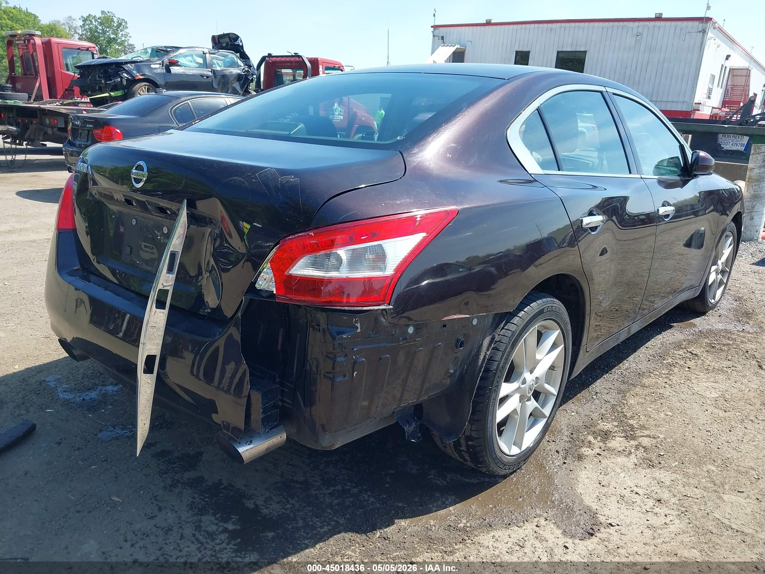 2010 Nissan Maxima 3.5 S Бордовый vin: 1N4AA5AP8AC862852