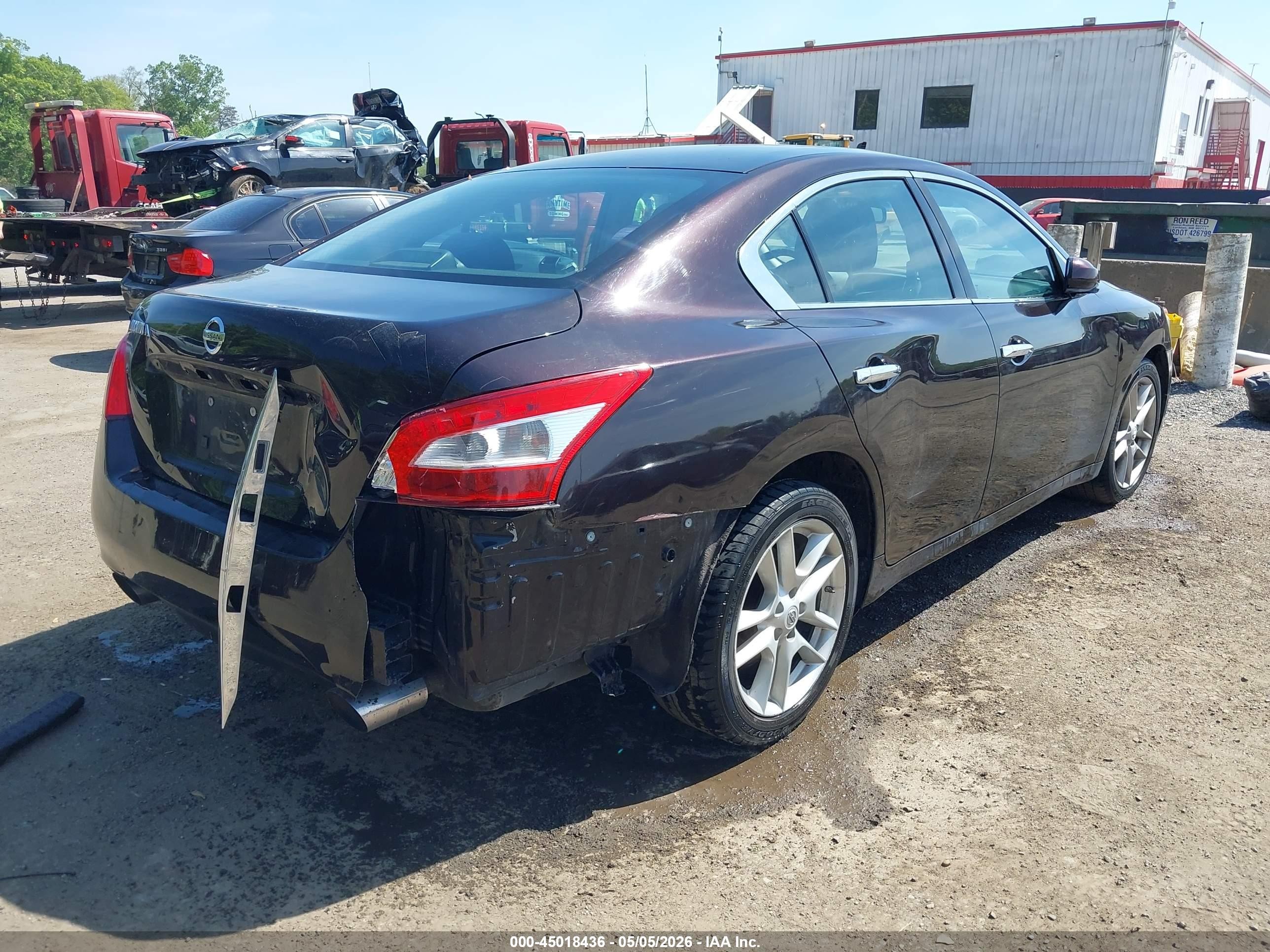 2010 Nissan Maxima 3.5 S Бордовый vin: 1N4AA5AP8AC862852