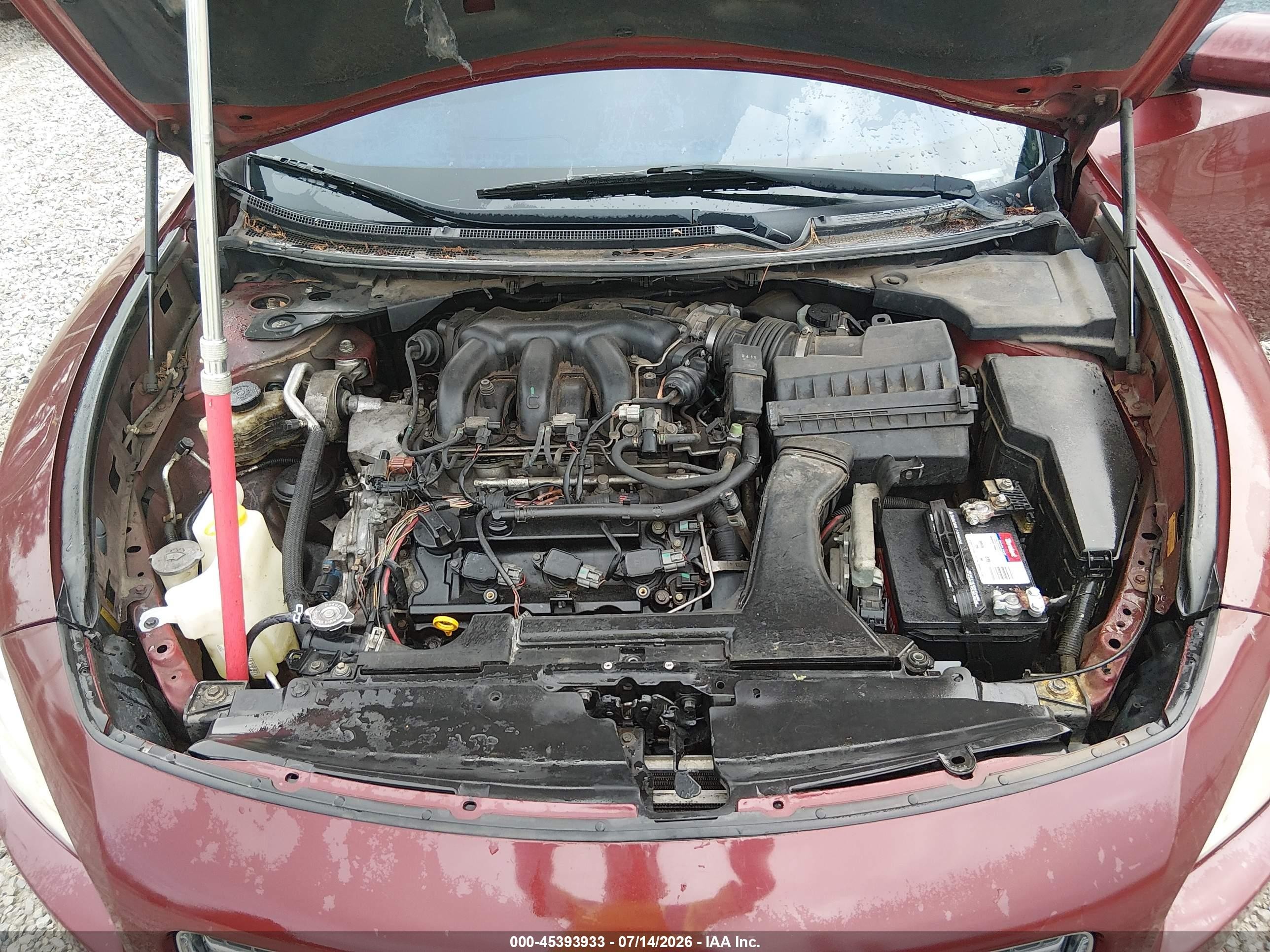 2010 Nissan Maxima 3.5 Sv Maroon vin: 1N4AA5AP8AC863399