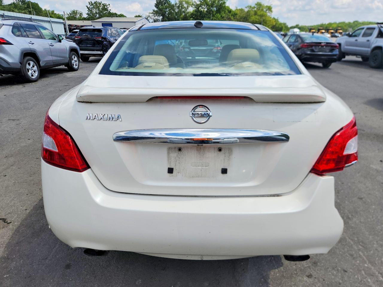 2010 Nissan Maxima 3.5 S Белый vin: 1N4AA5AP8AC874077