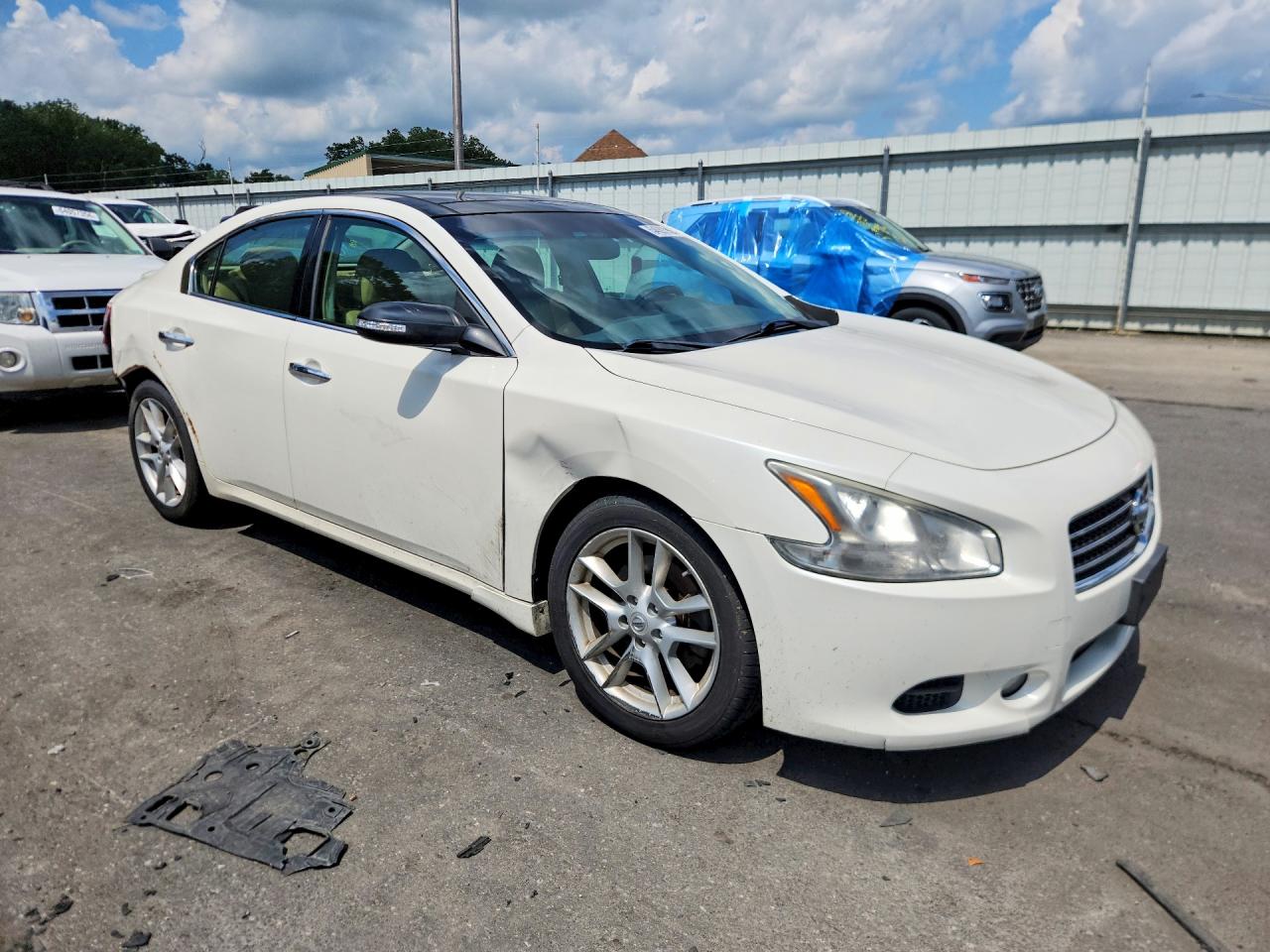 2010 Nissan Maxima 3.5 S Белый vin: 1N4AA5AP8AC874077