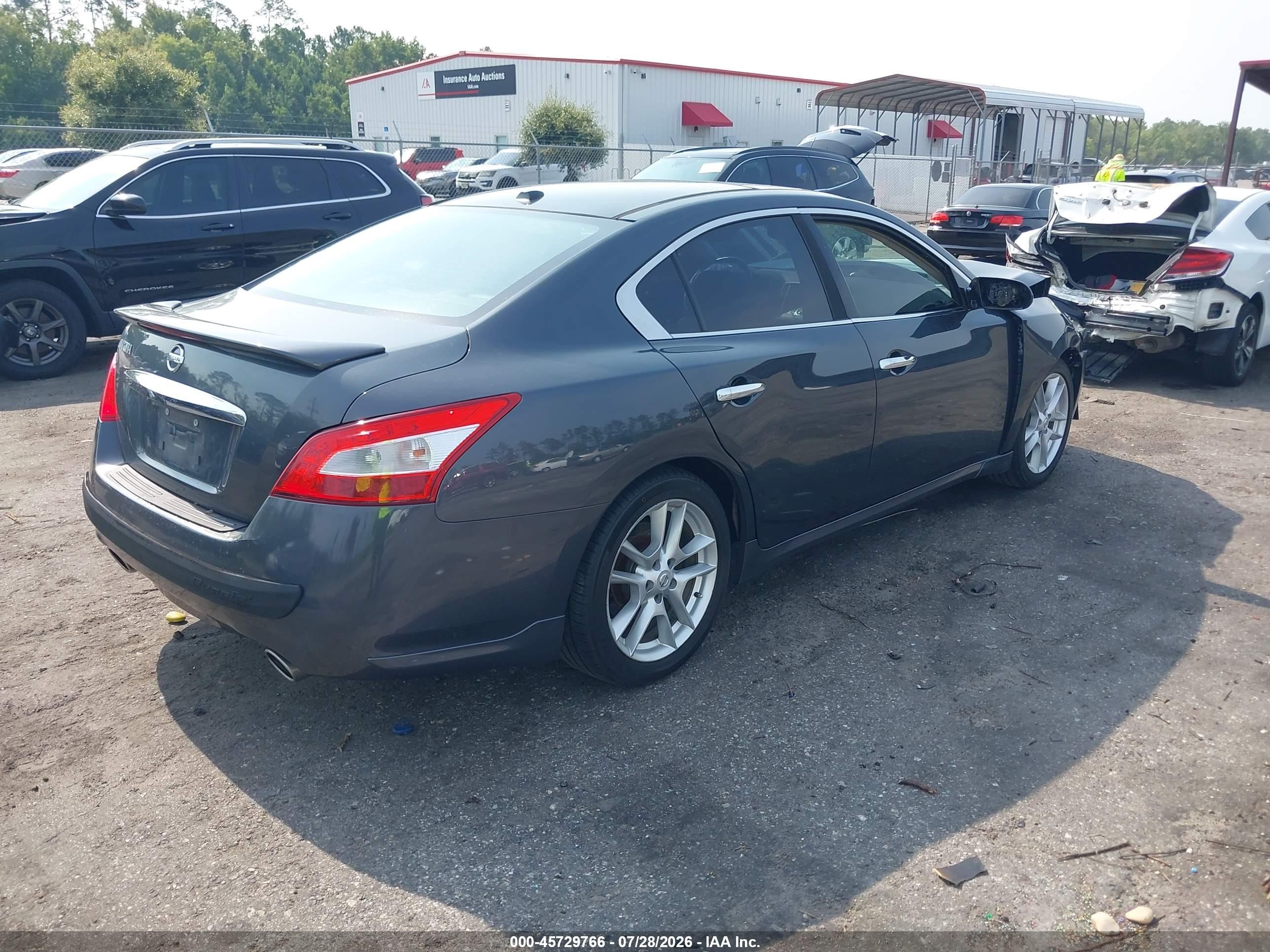 2011 Nissan Maxima 3.5 Sv Gray vin: 1N4AA5AP8BC836737