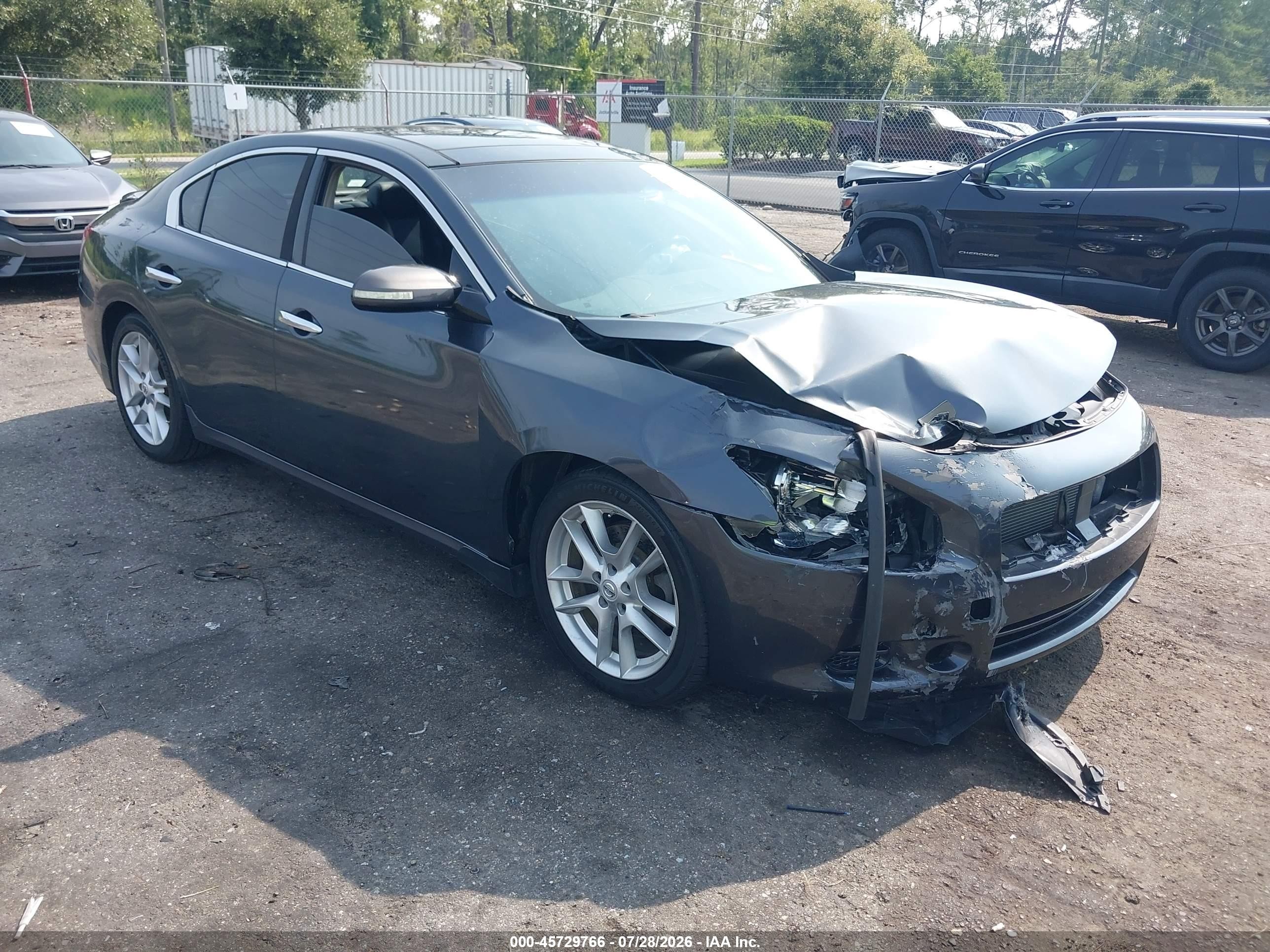 2011 Nissan Maxima 3.5 Sv Серый vin: 1N4AA5AP8BC836737