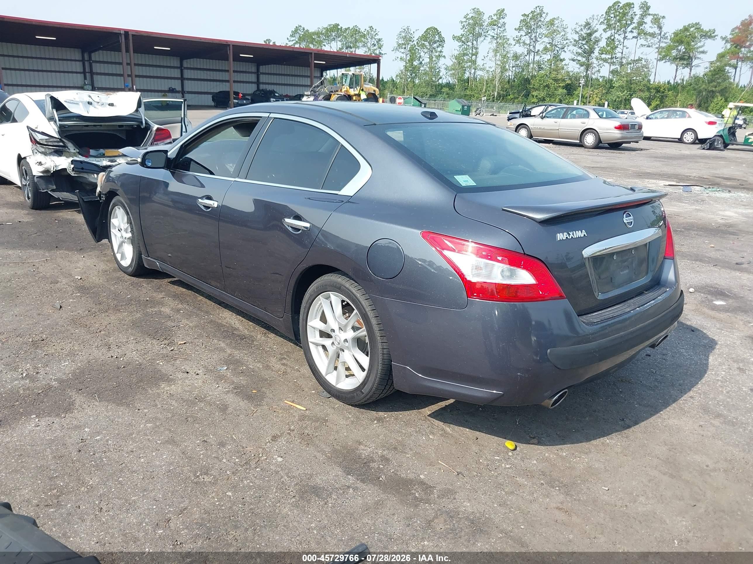 2011 Nissan Maxima 3.5 Sv Gray vin: 1N4AA5AP8BC836737