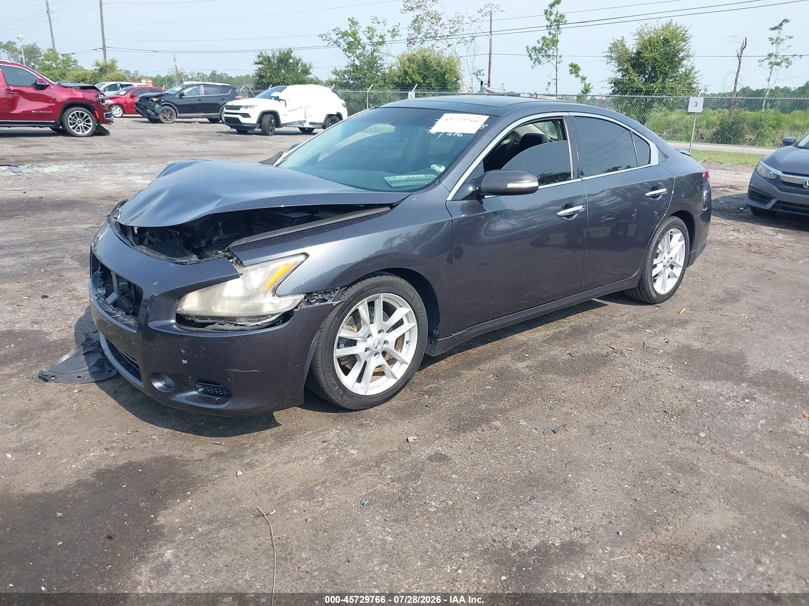 2011 Nissan Maxima 3.5 Sv Gray vin: 1N4AA5AP8BC836737