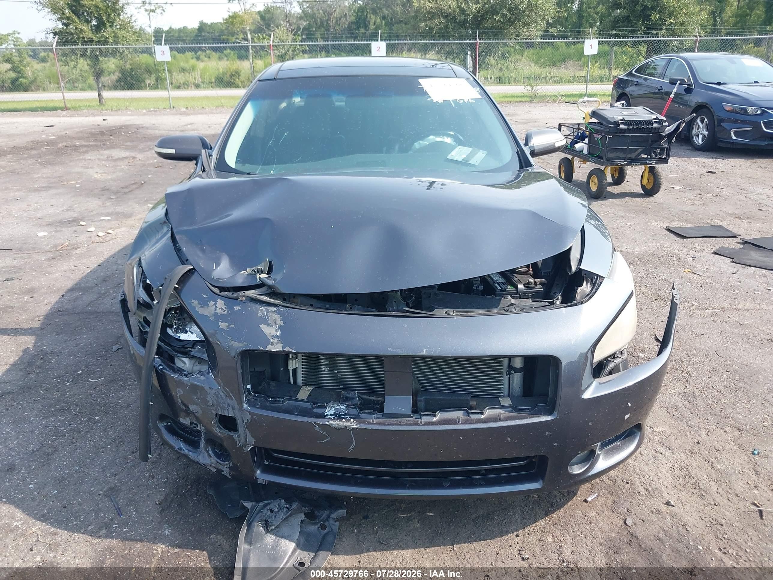 2011 Nissan Maxima 3.5 Sv Gray vin: 1N4AA5AP8BC836737