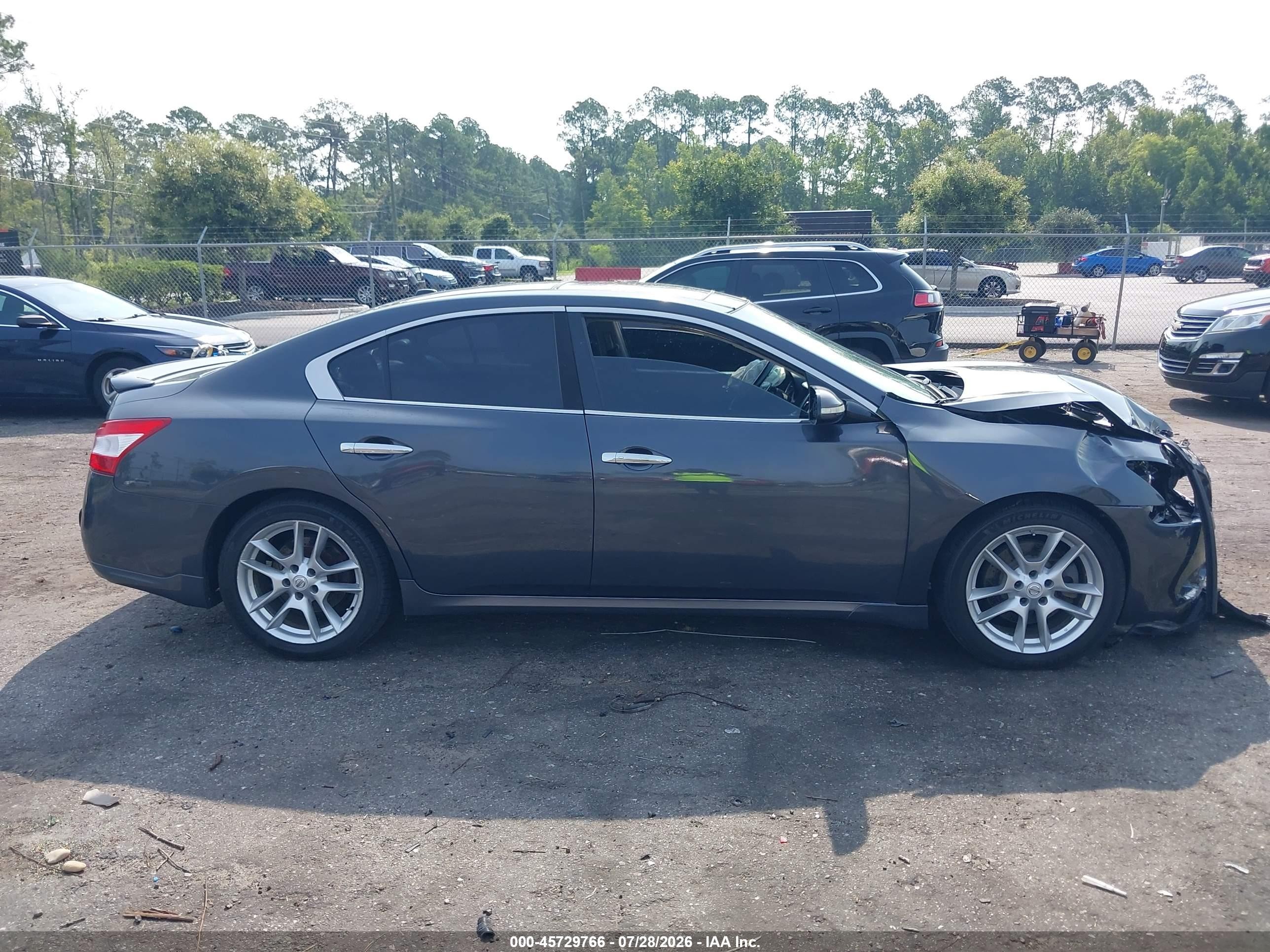 2011 Nissan Maxima 3.5 Sv Gray vin: 1N4AA5AP8BC836737