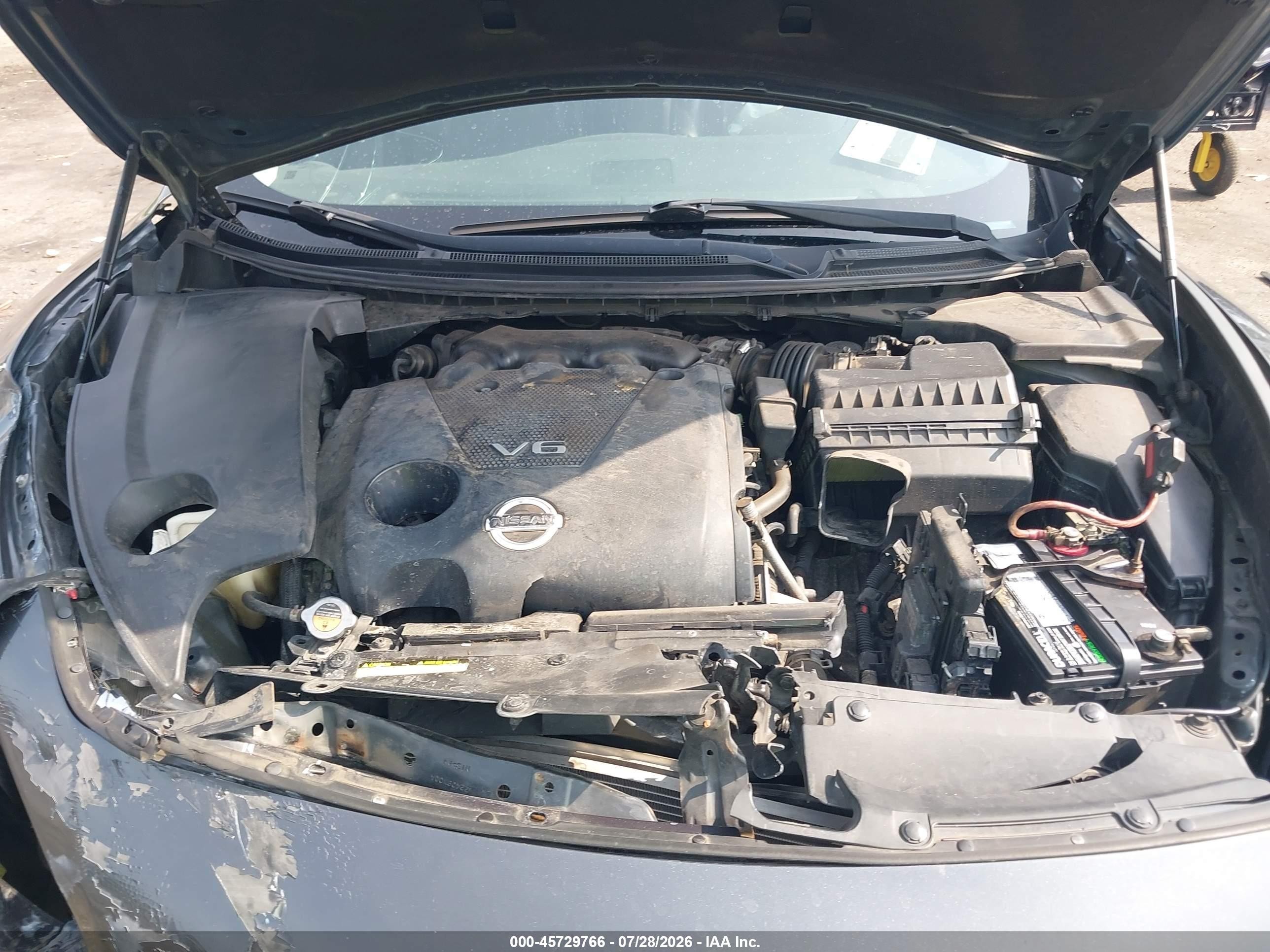 2011 Nissan Maxima 3.5 Sv Gray vin: 1N4AA5AP8BC836737