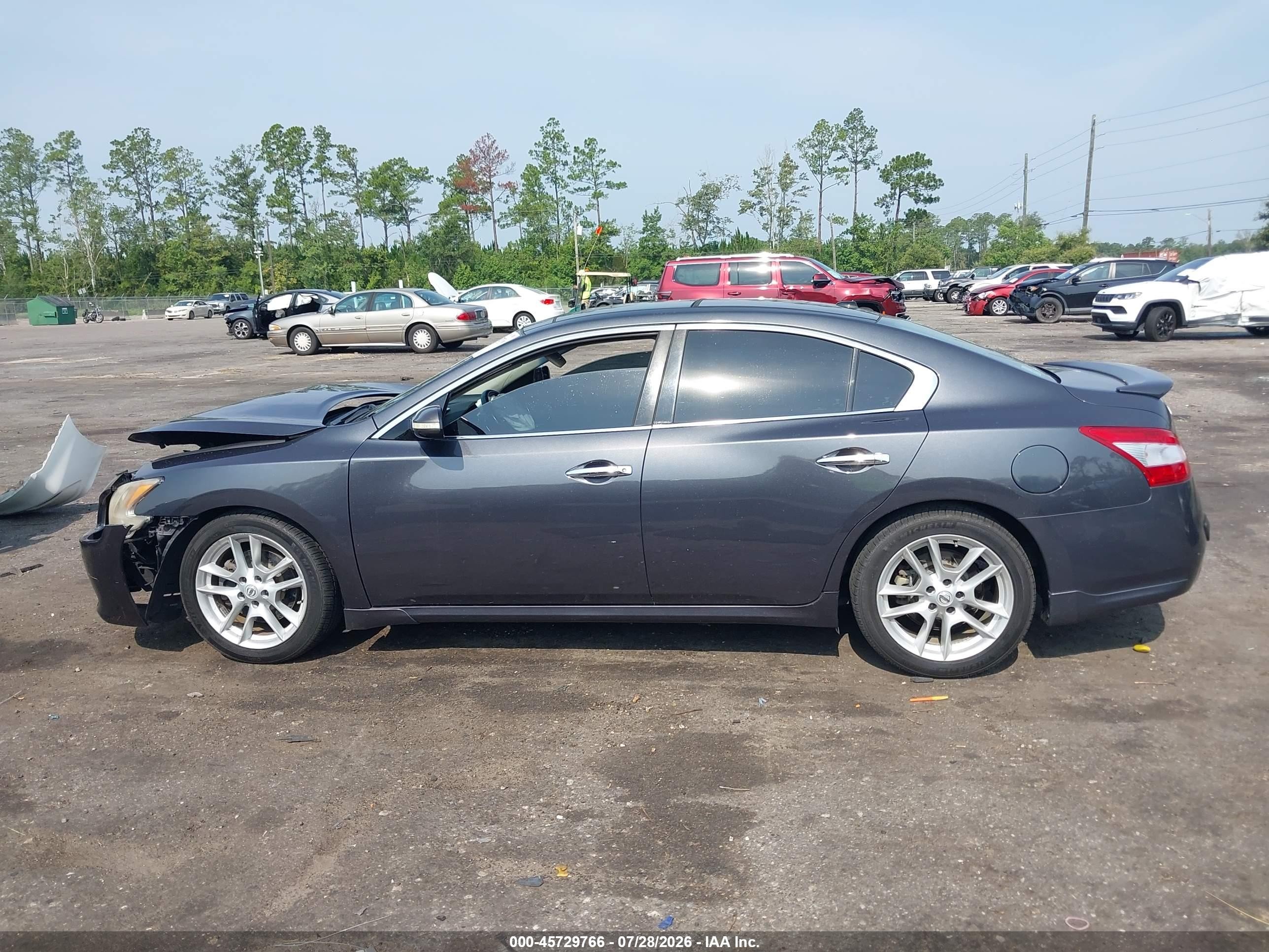 2011 Nissan Maxima 3.5 Sv Gray vin: 1N4AA5AP8BC836737
