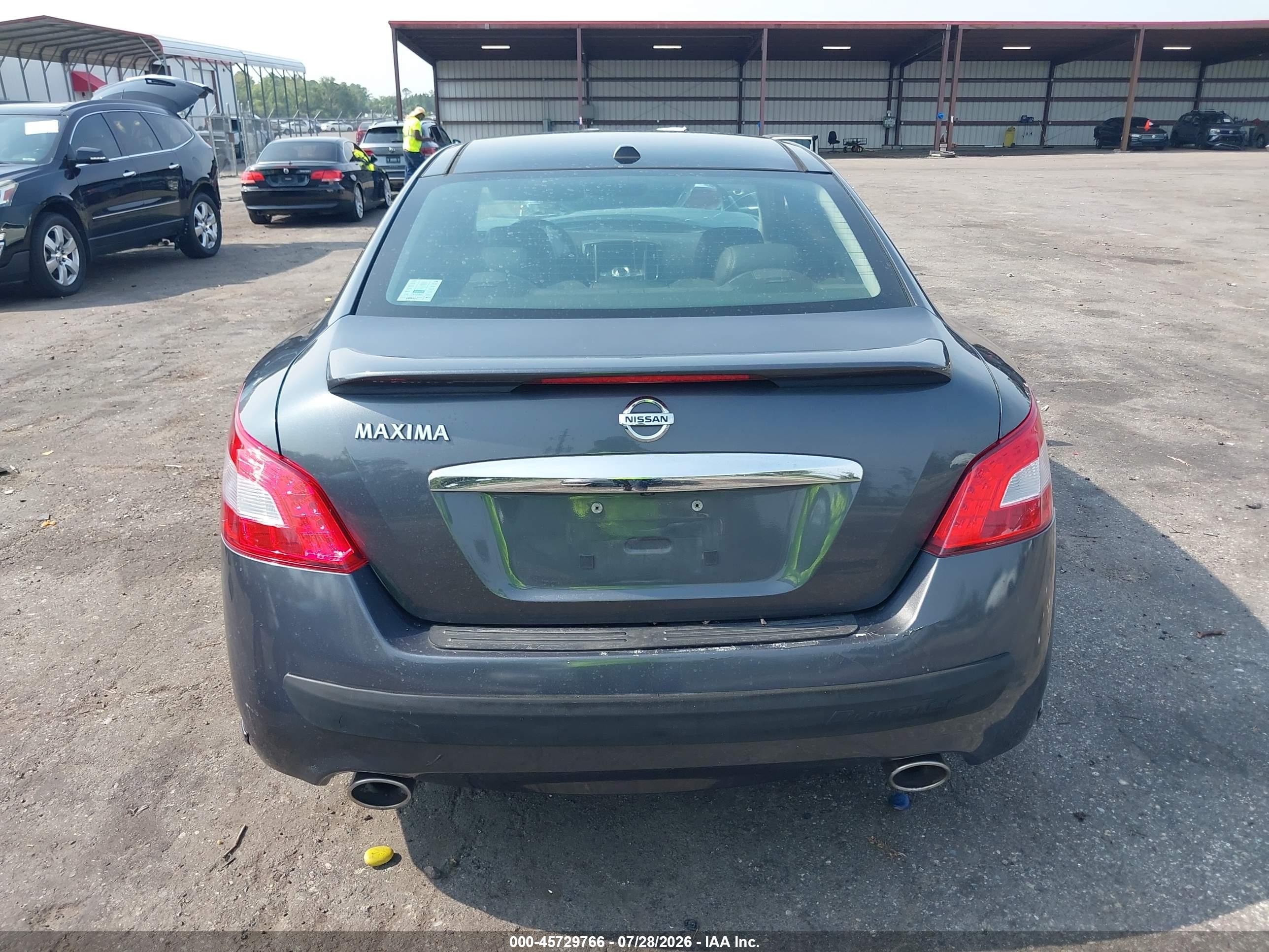 2011 Nissan Maxima 3.5 Sv Gray vin: 1N4AA5AP8BC836737