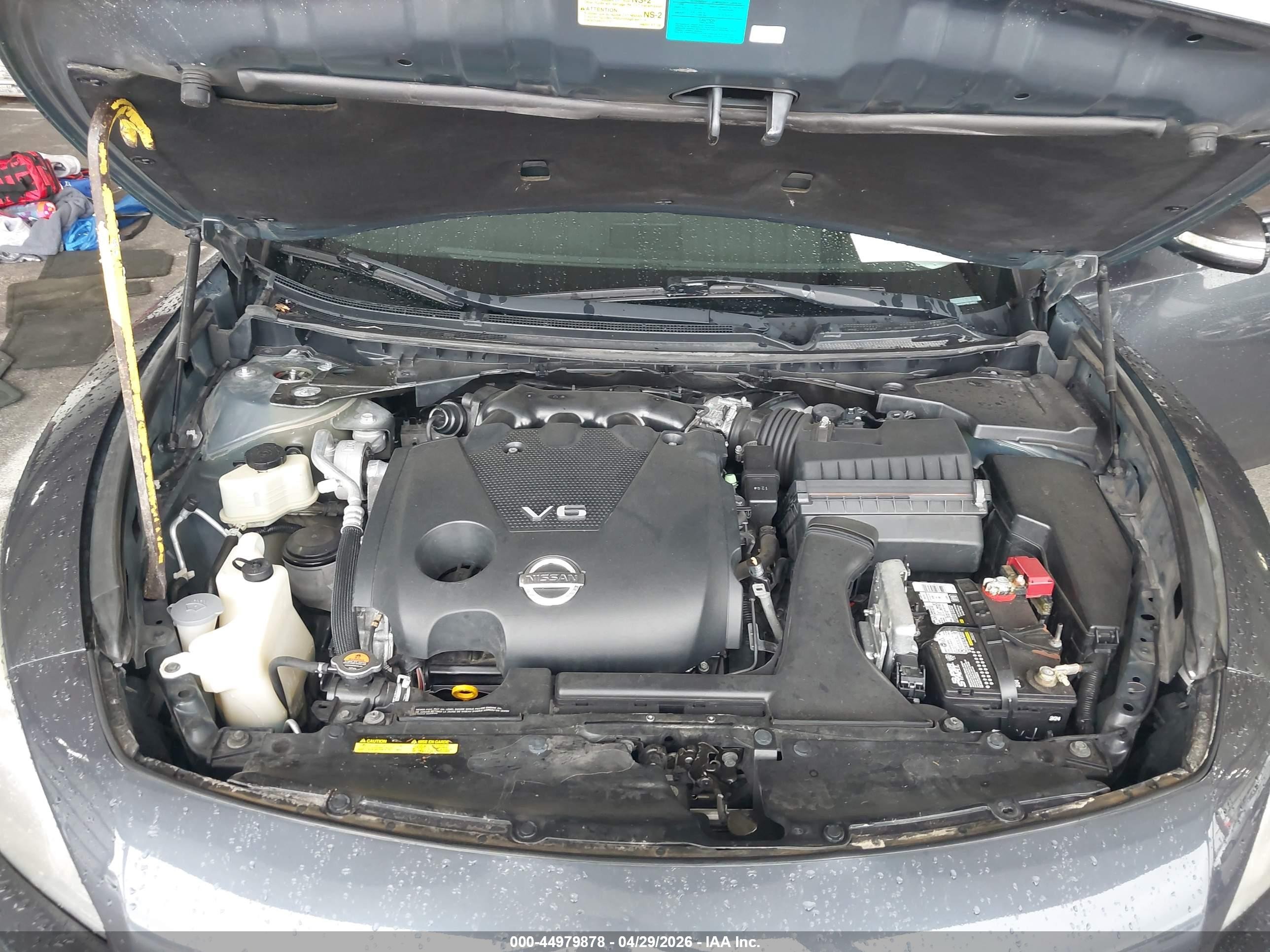 2011 Nissan Maxima 3.5 Sv Серый vin: 1N4AA5AP8BC846832