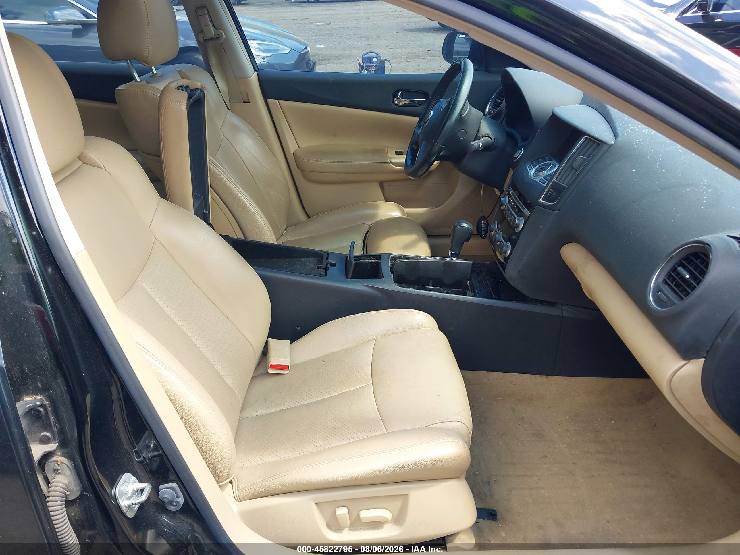2011 Nissan Maxima 3.5 Sv Black vin: 1N4AA5AP8BC850735