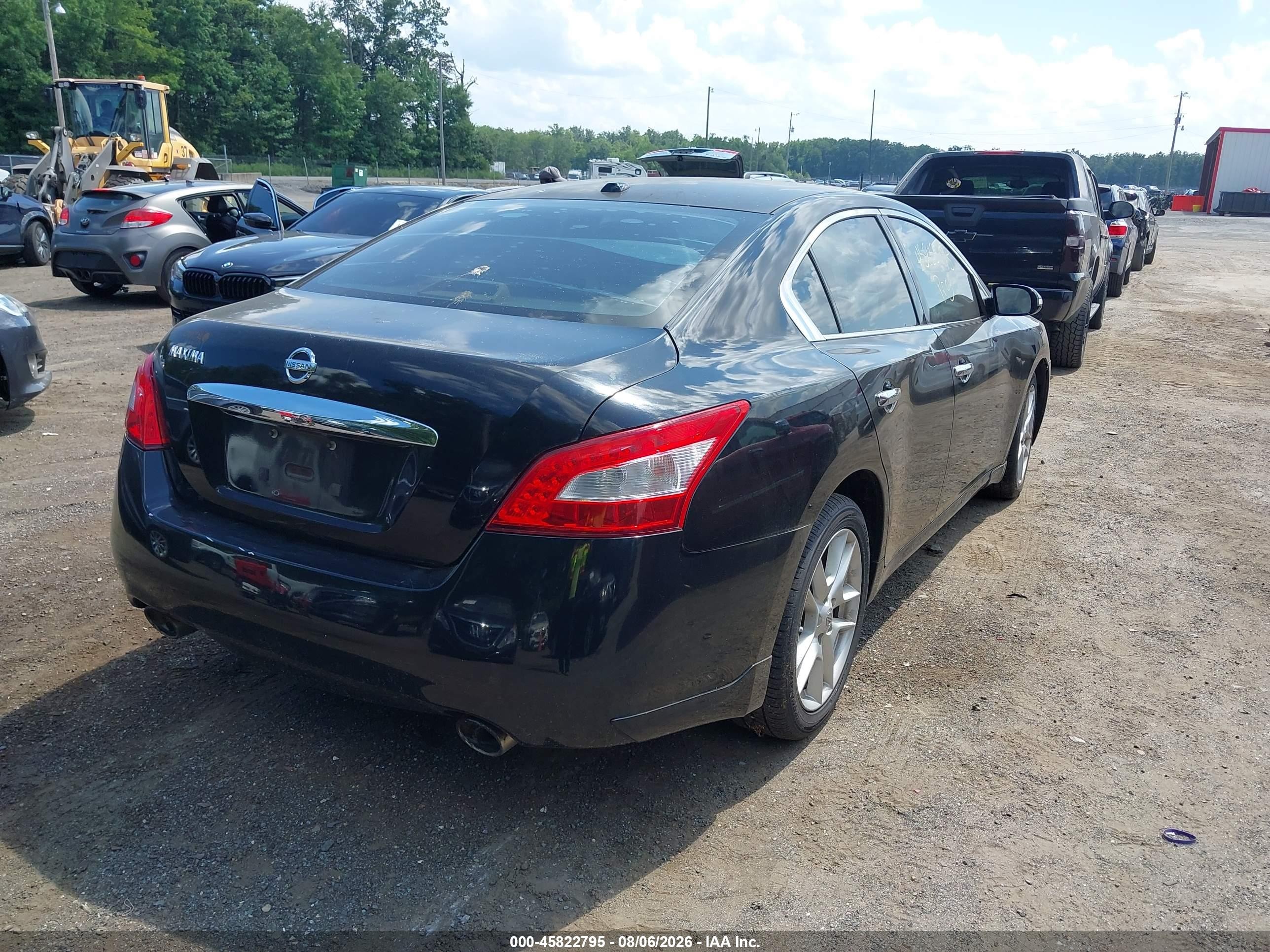 2011 Nissan Maxima 3.5 Sv Black vin: 1N4AA5AP8BC850735