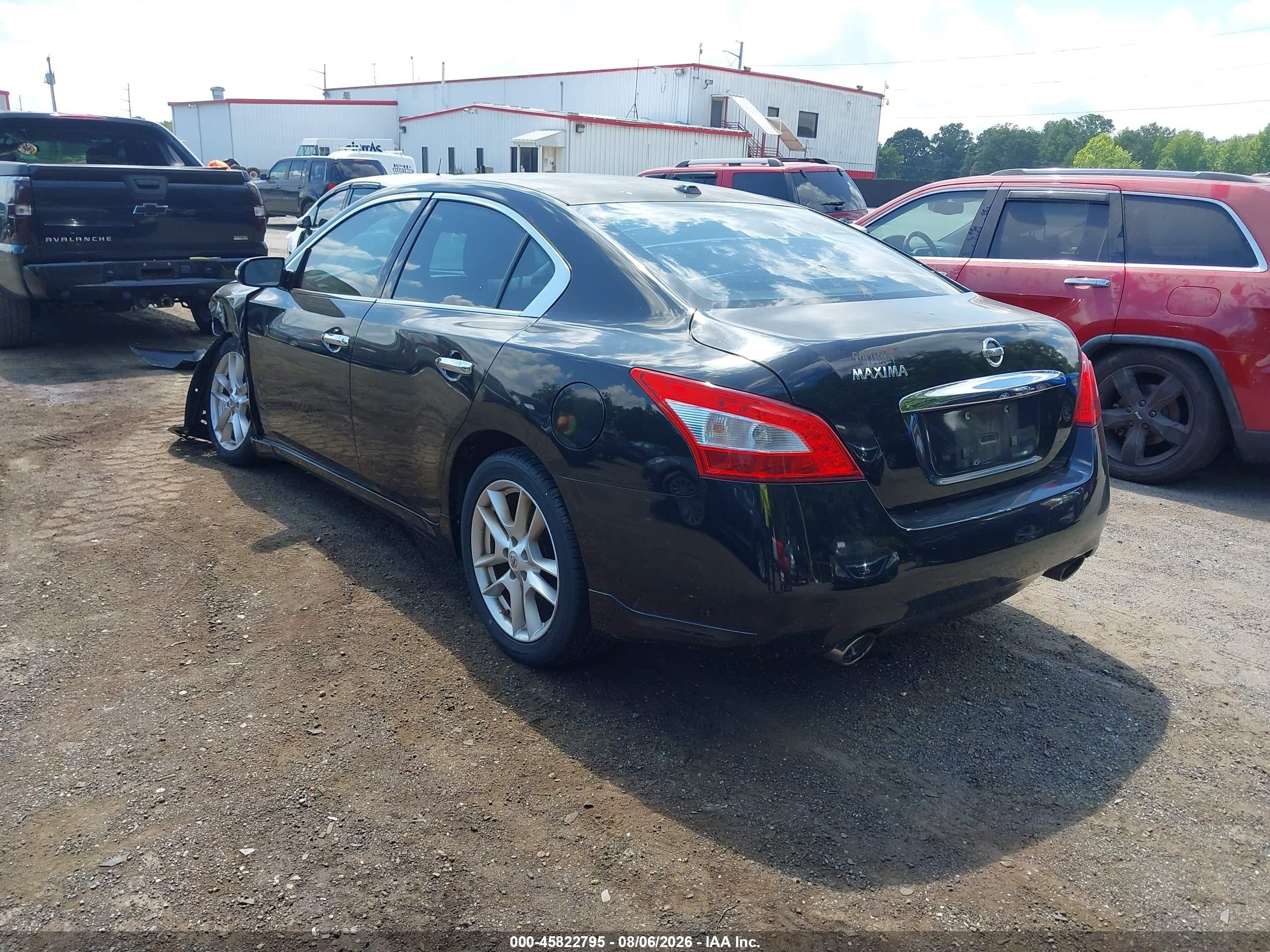 2011 Nissan Maxima 3.5 Sv Black vin: 1N4AA5AP8BC850735
